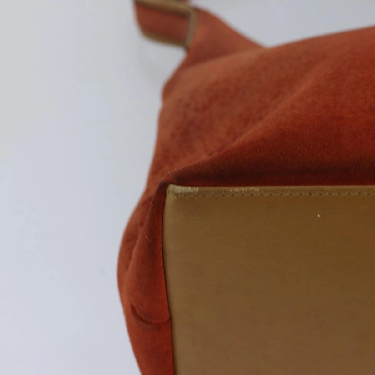 GUCCI Shoulder Bag Suede Orange 001 3386  79169