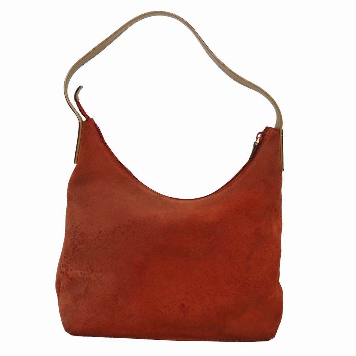 GUCCI Shoulder Bag Suede Orange 001 3386  79169