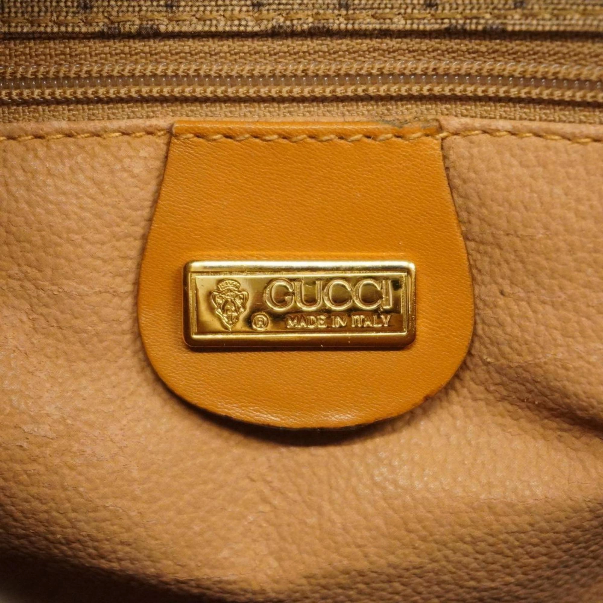 Gucci Signature Treasure  Canvas Shoulder Bag ()