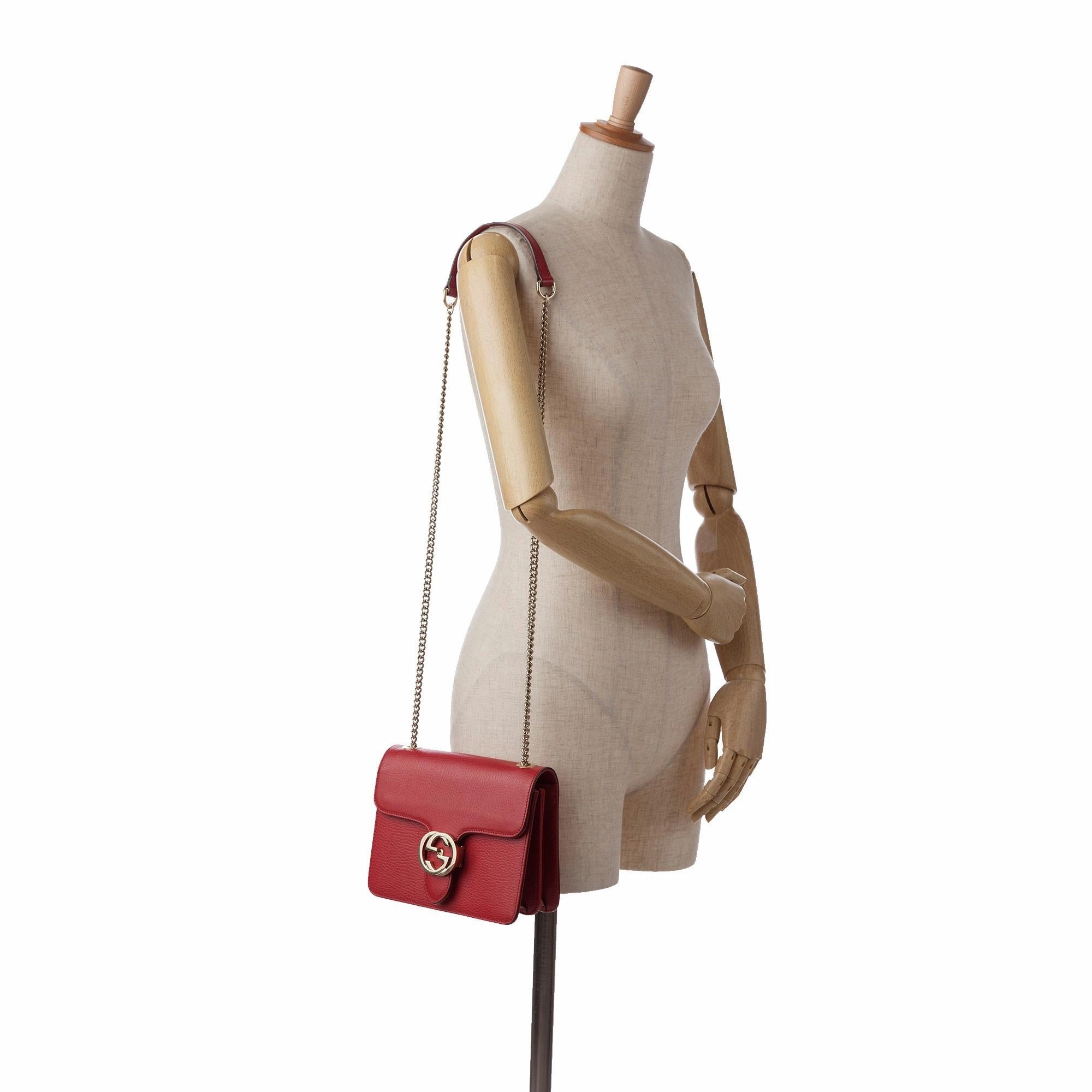 Gucci Small Dollar Interlocking G Crossbody (SHG-nlXHR2)