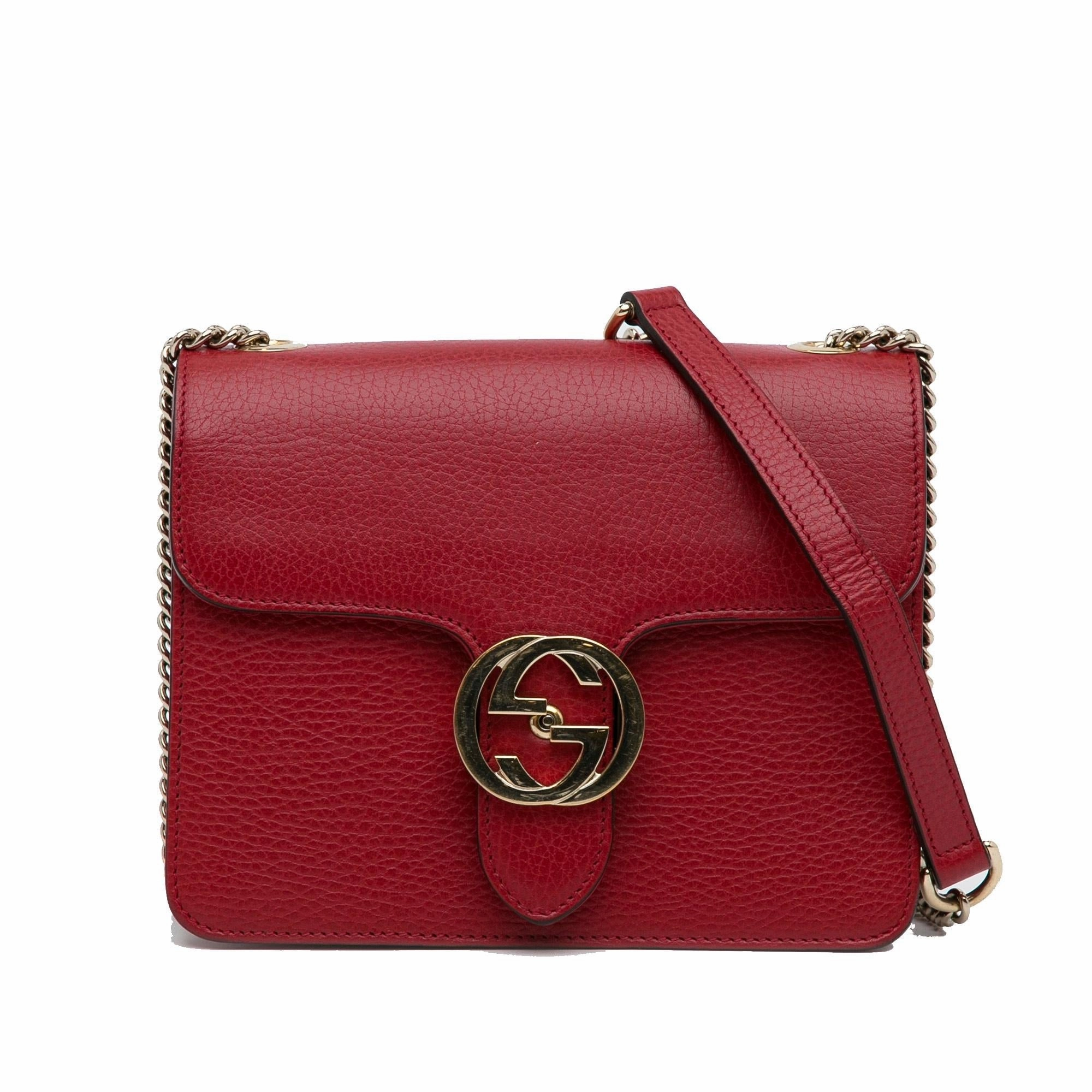 Gucci Small Dollar Interlocking G Crossbody (SHG-nlXHR2)
