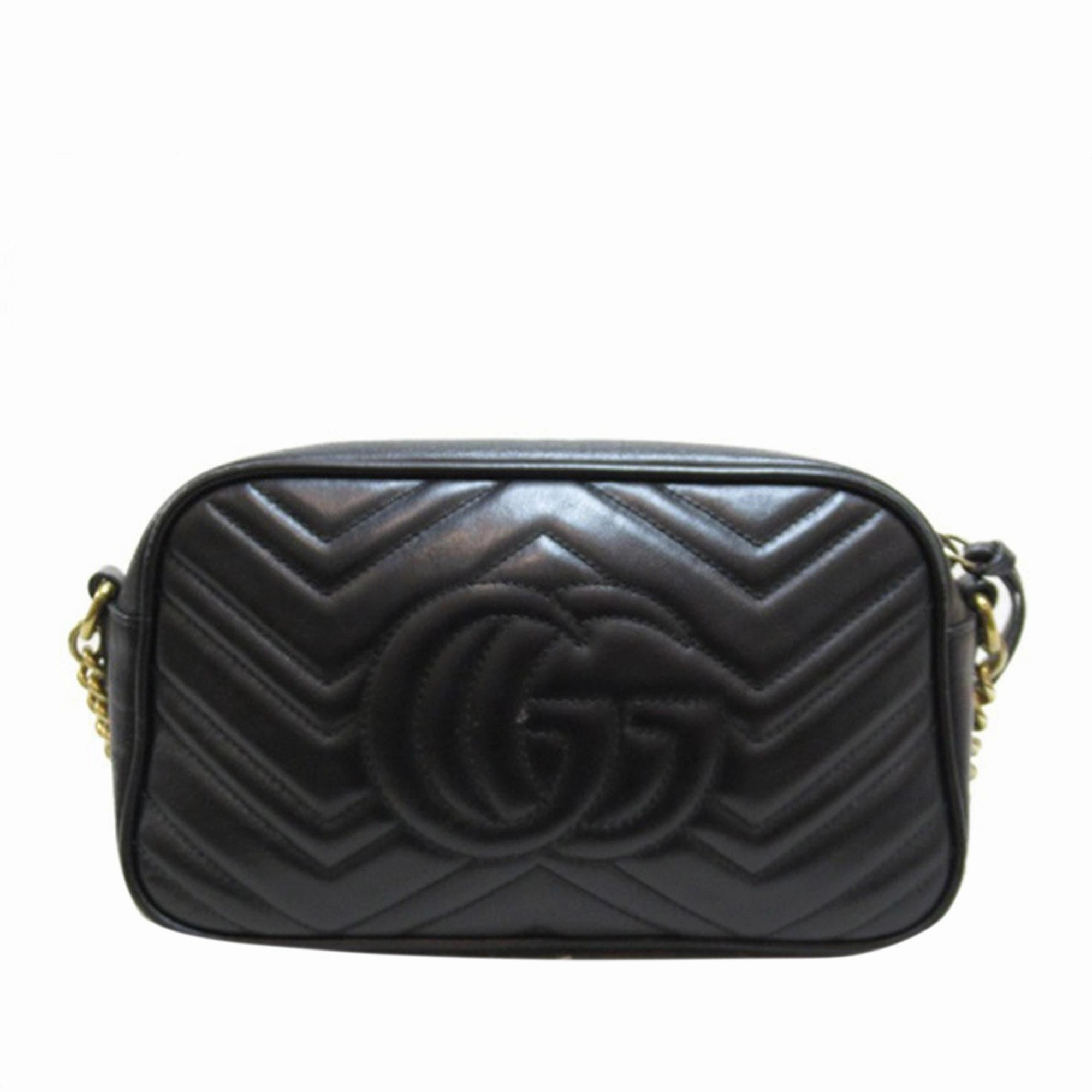 Gucci Small GG Marmont Matelasse Crossbody (SHG-iSK2fG)