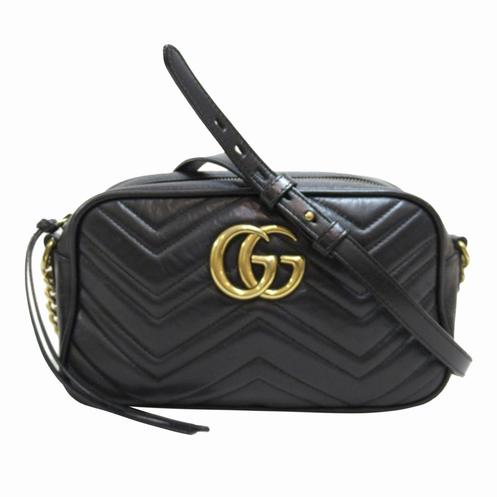 Gucci Small GG Marmont Matelasse Crossbody (SHG-iSK2fG)