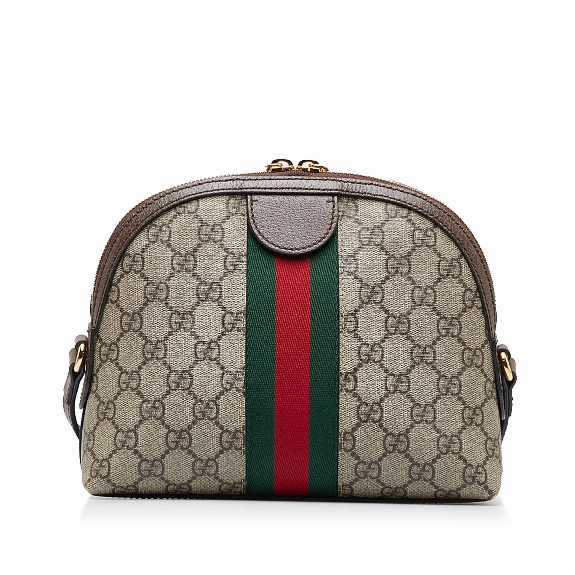 Gucci Small GG Supreme Ophidia Crossbody Bag (SHG-BCPk9N)