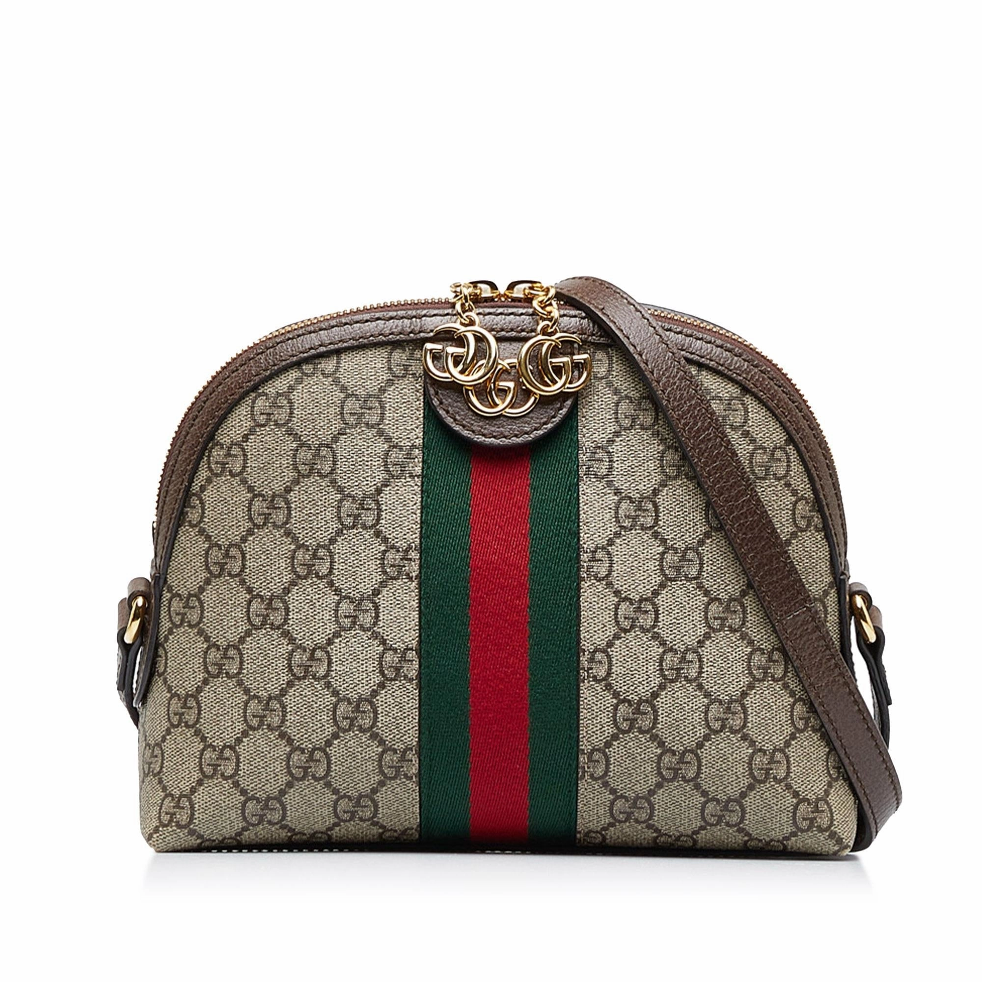 Gucci Small GG Supreme Ophidia Crossbody Bag (SHG-BCPk9N)