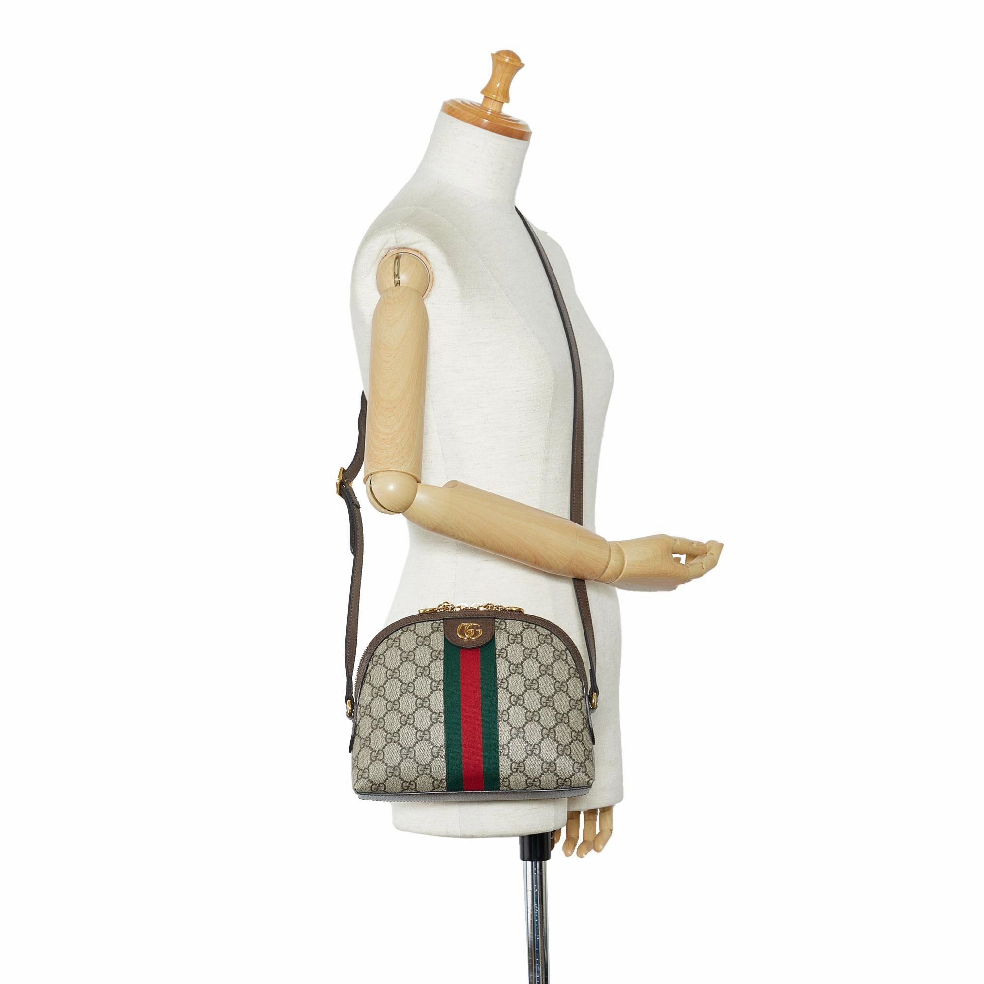 Gucci Small GG Supreme Ophidia Crossbody Bag (SHG-BCPk9N)