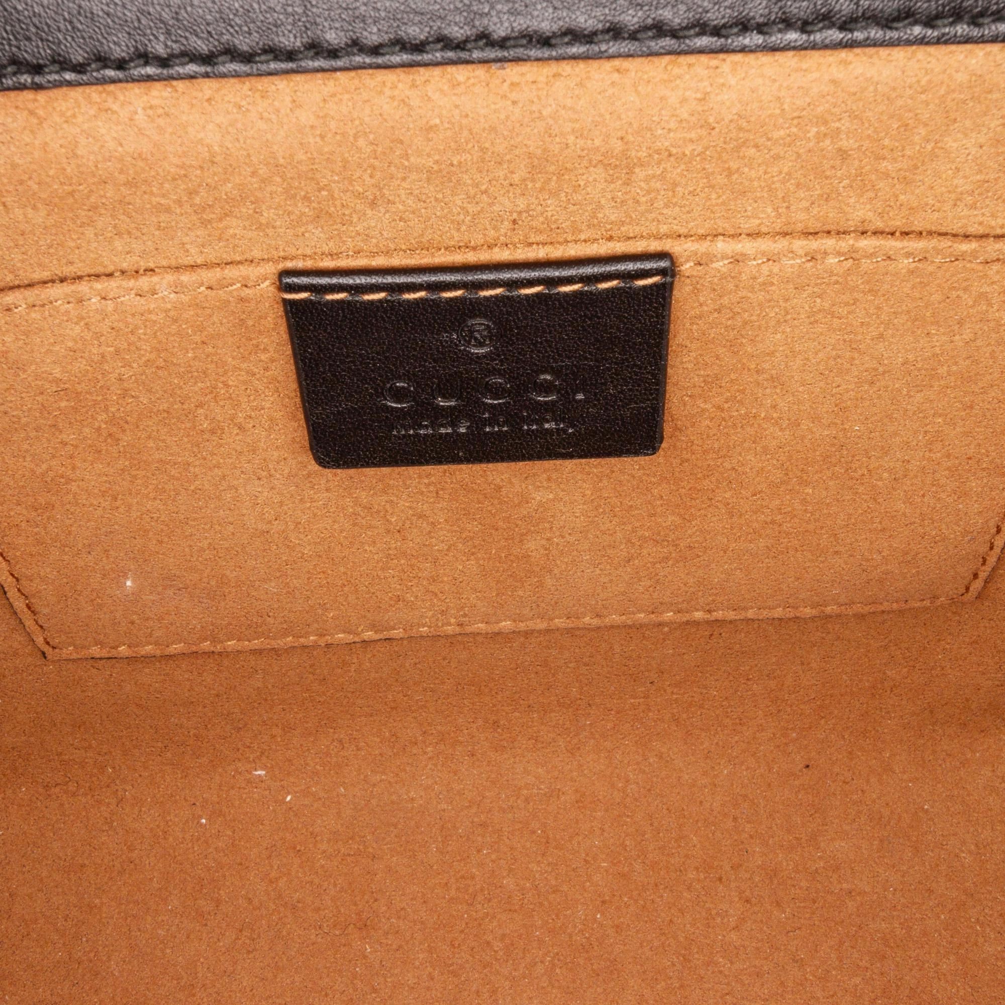 Gucci Small GG Supreme Padlock Crossbody (SHG-lh7Ikz)