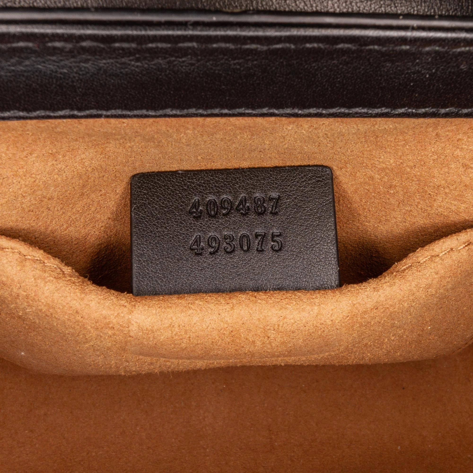 Gucci Small GG Supreme Padlock Crossbody (SHG-lh7Ikz)
