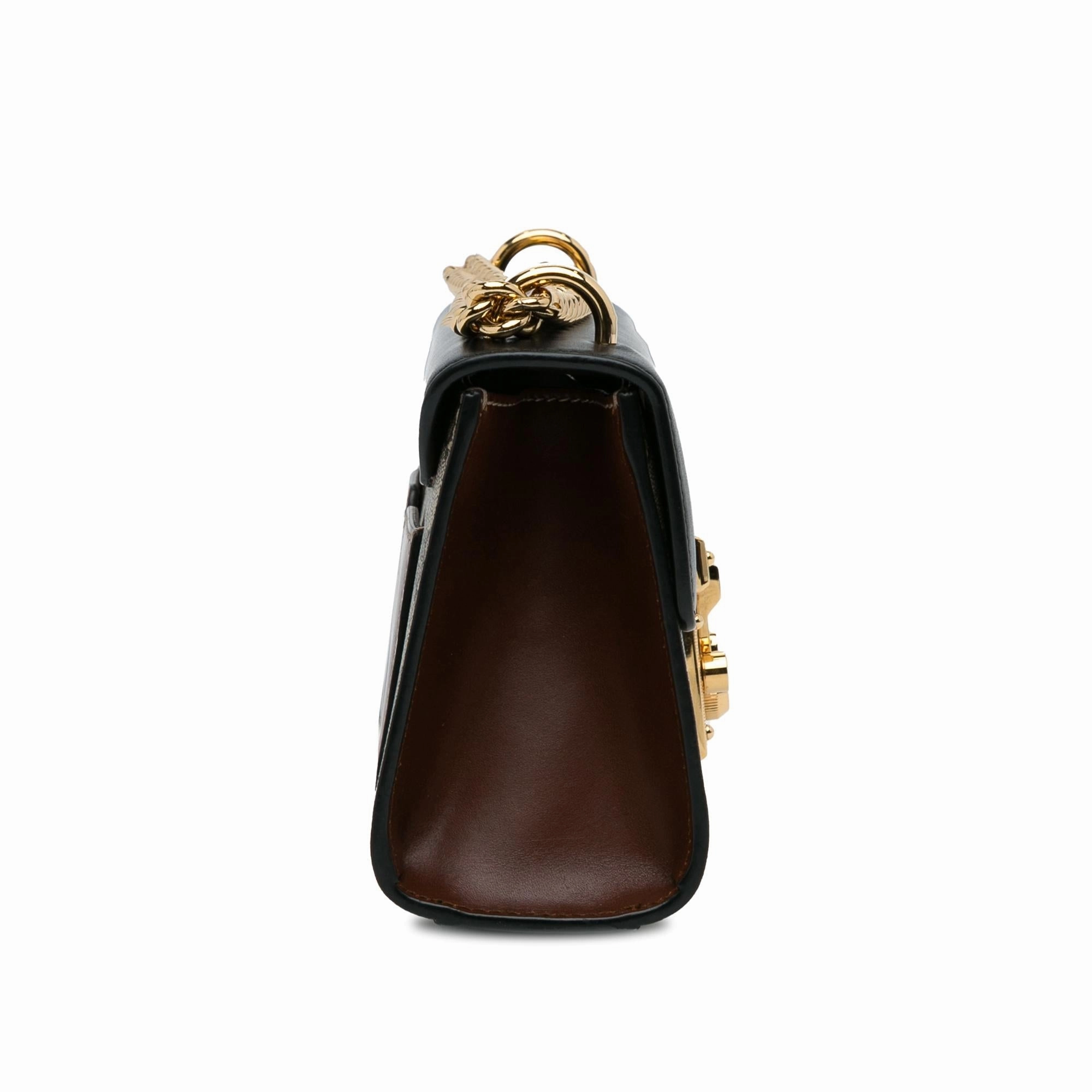 Gucci Small GG Supreme Padlock Crossbody (SHG-lh7Ikz)