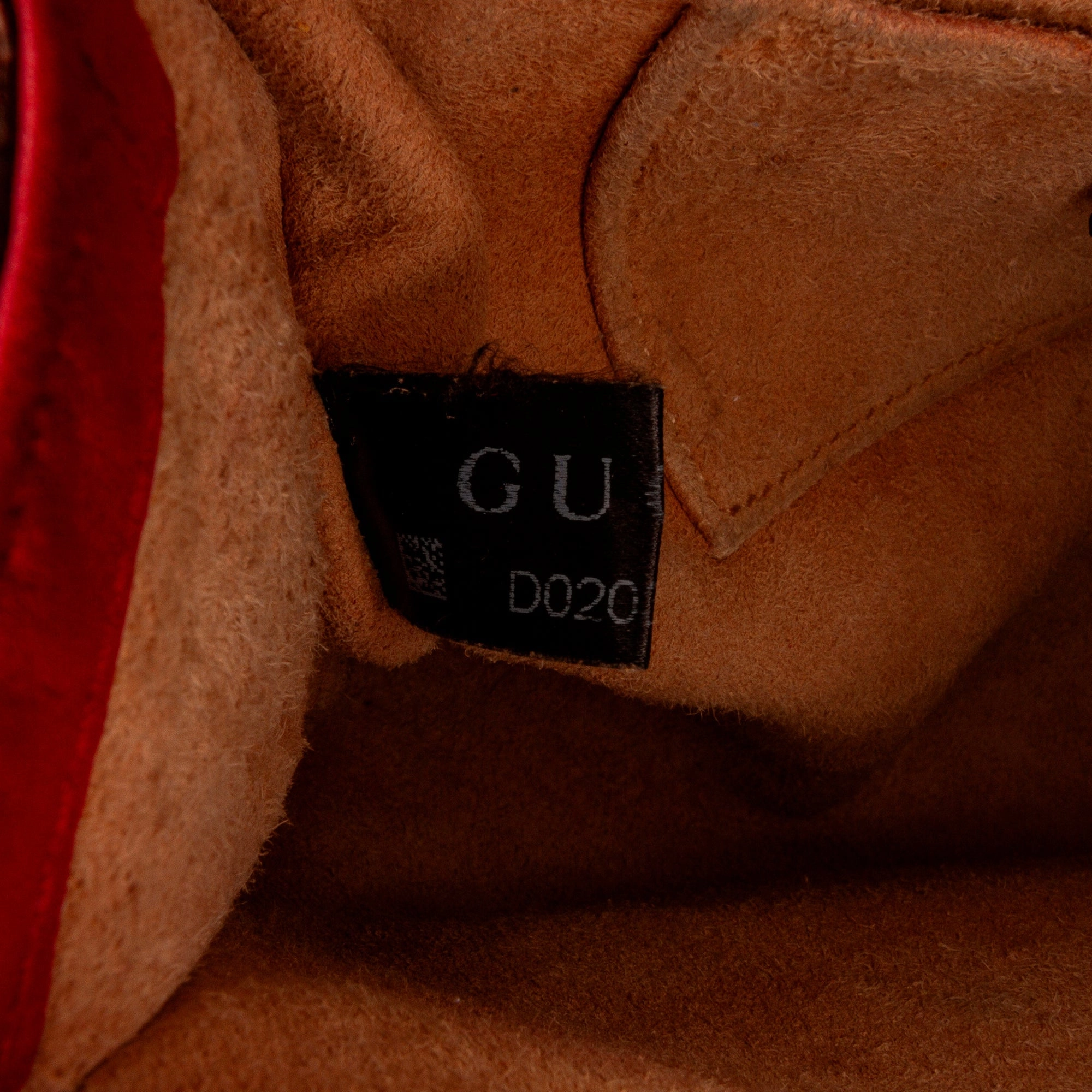 Gucci Small Leather Pearl Studded Padlock Crossbody Bag