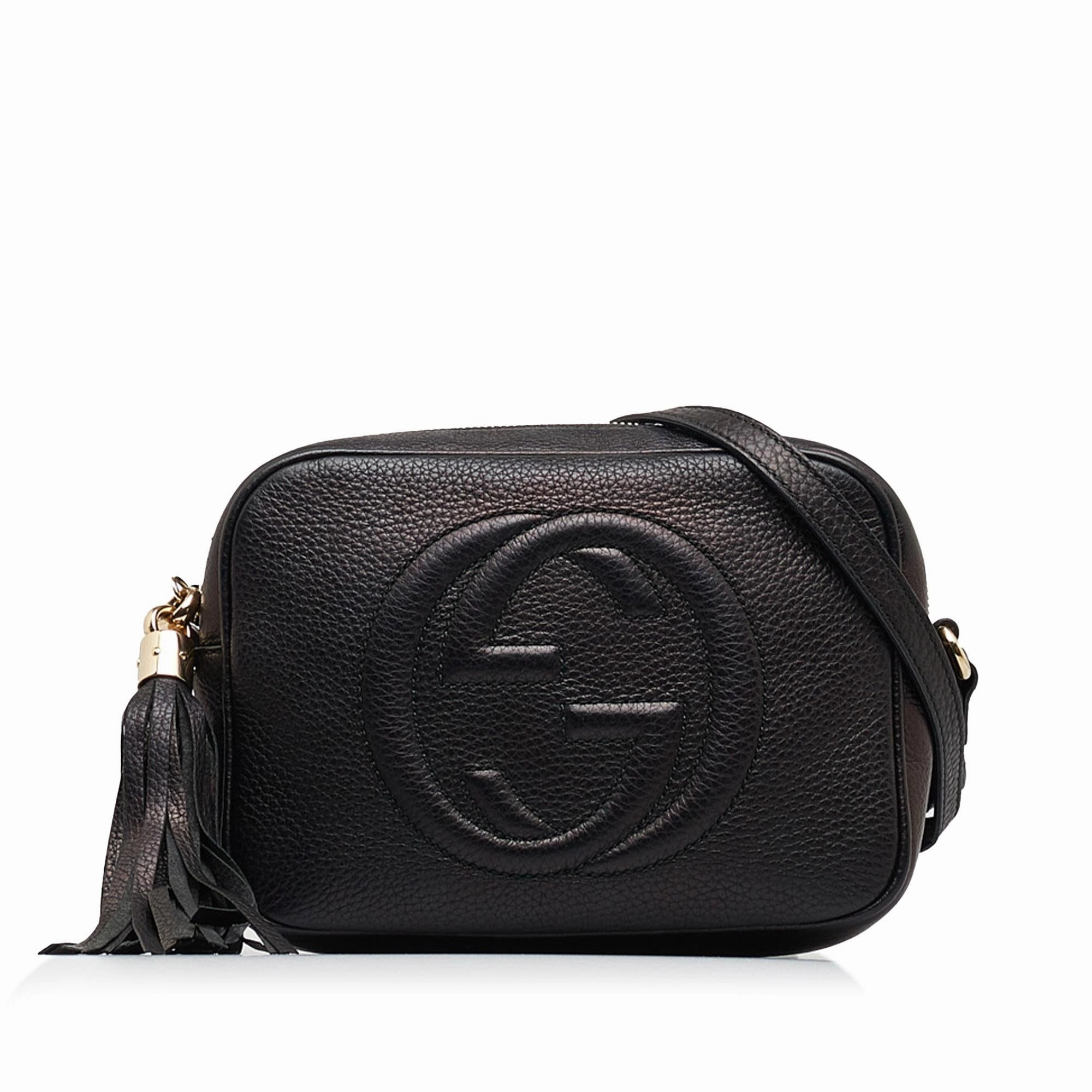 Gucci Small Leather Soho Disco Crossbody (SHG-szoJZ4)