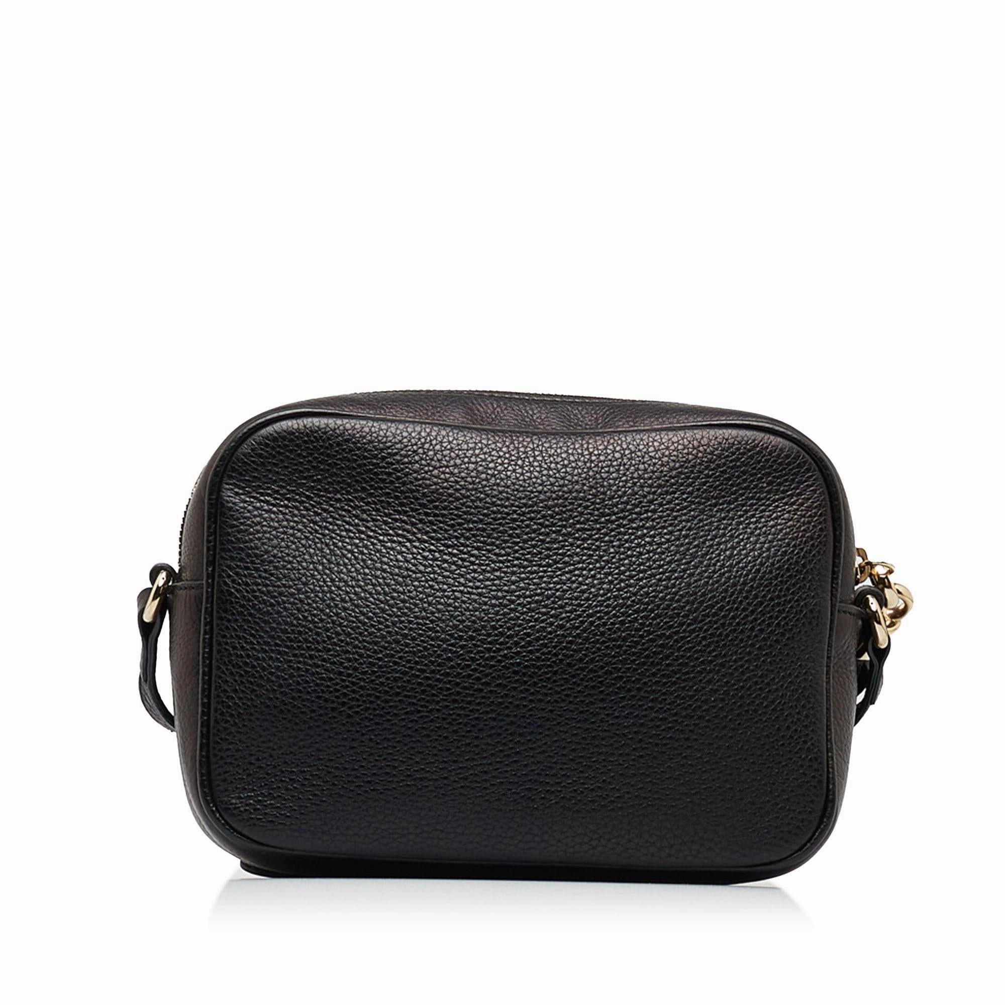 Gucci Small Leather Soho Disco Crossbody (SHG-szoJZ4)