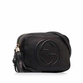 Gucci Small Leather Soho Disco Crossbody (SHG-szoJZ4)
