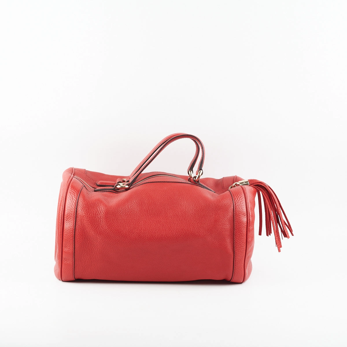Gucci Soho Boston Red Top Handle Bag