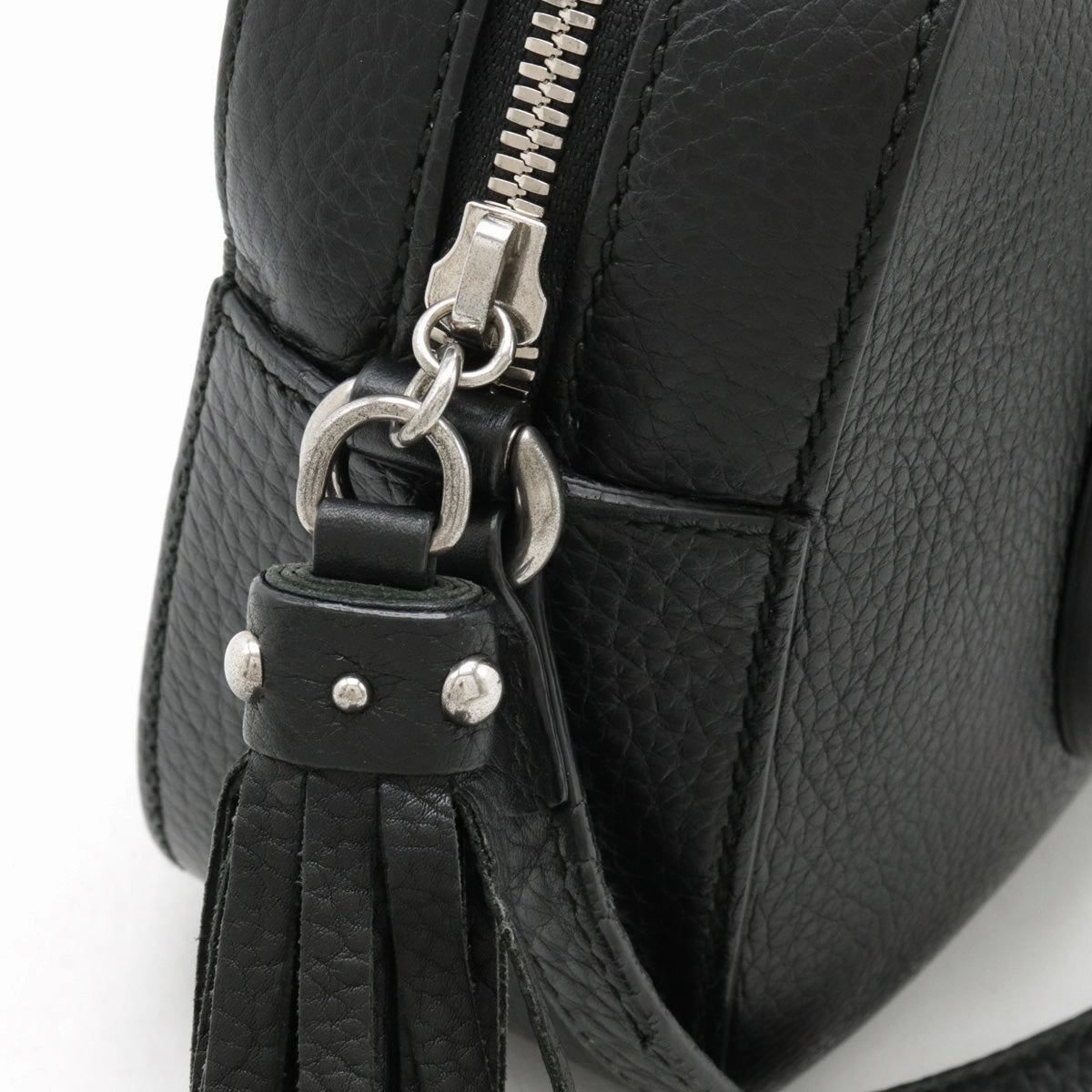 Gucci Soho Disco Leather Shoulder Bag Black