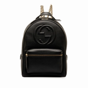 Gucci Soho  Leather Backpack Bag ()