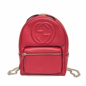 Gucci Soho  Leather Backpack (Pre-Owned)