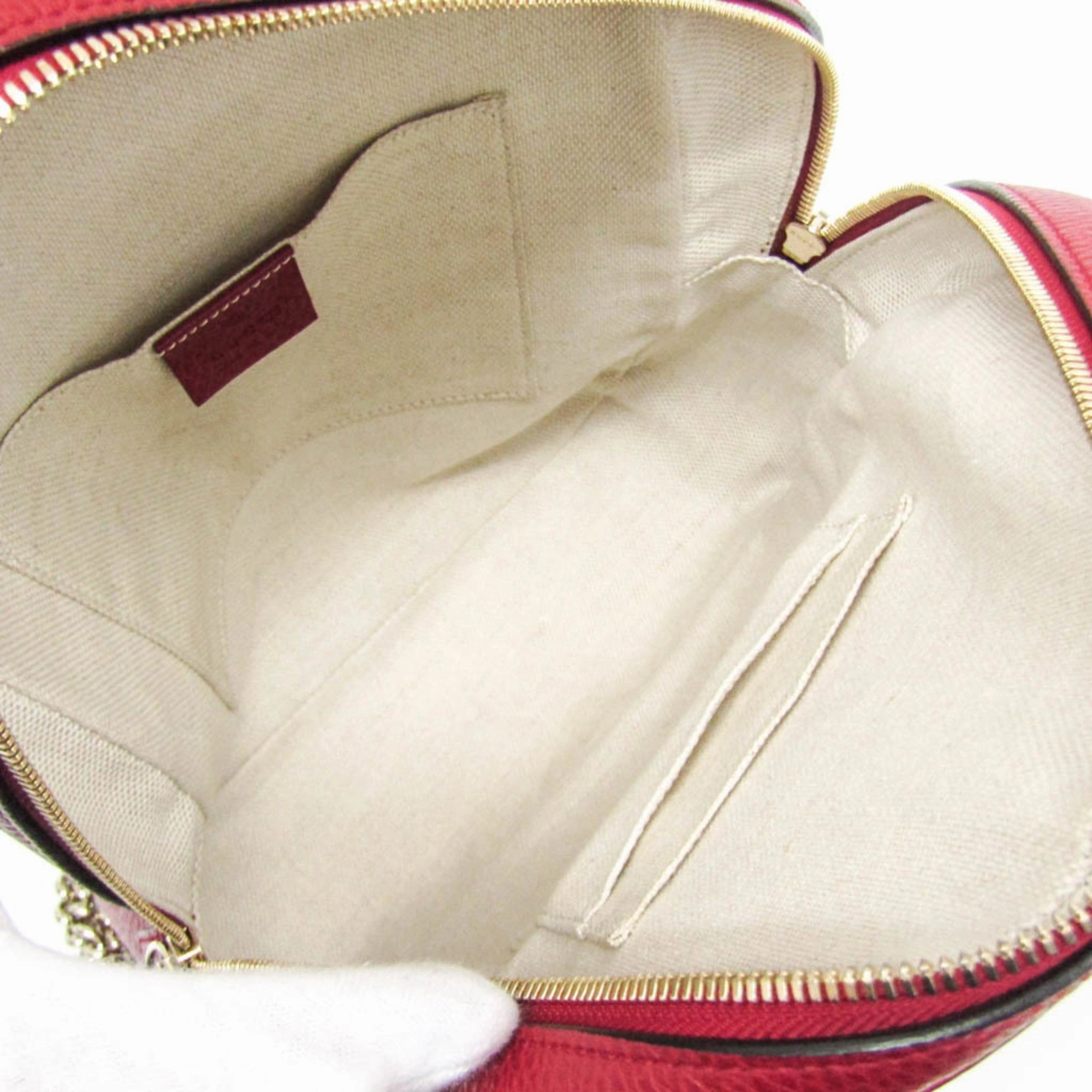 Gucci Soho  Leather Backpack (Pre-Owned)