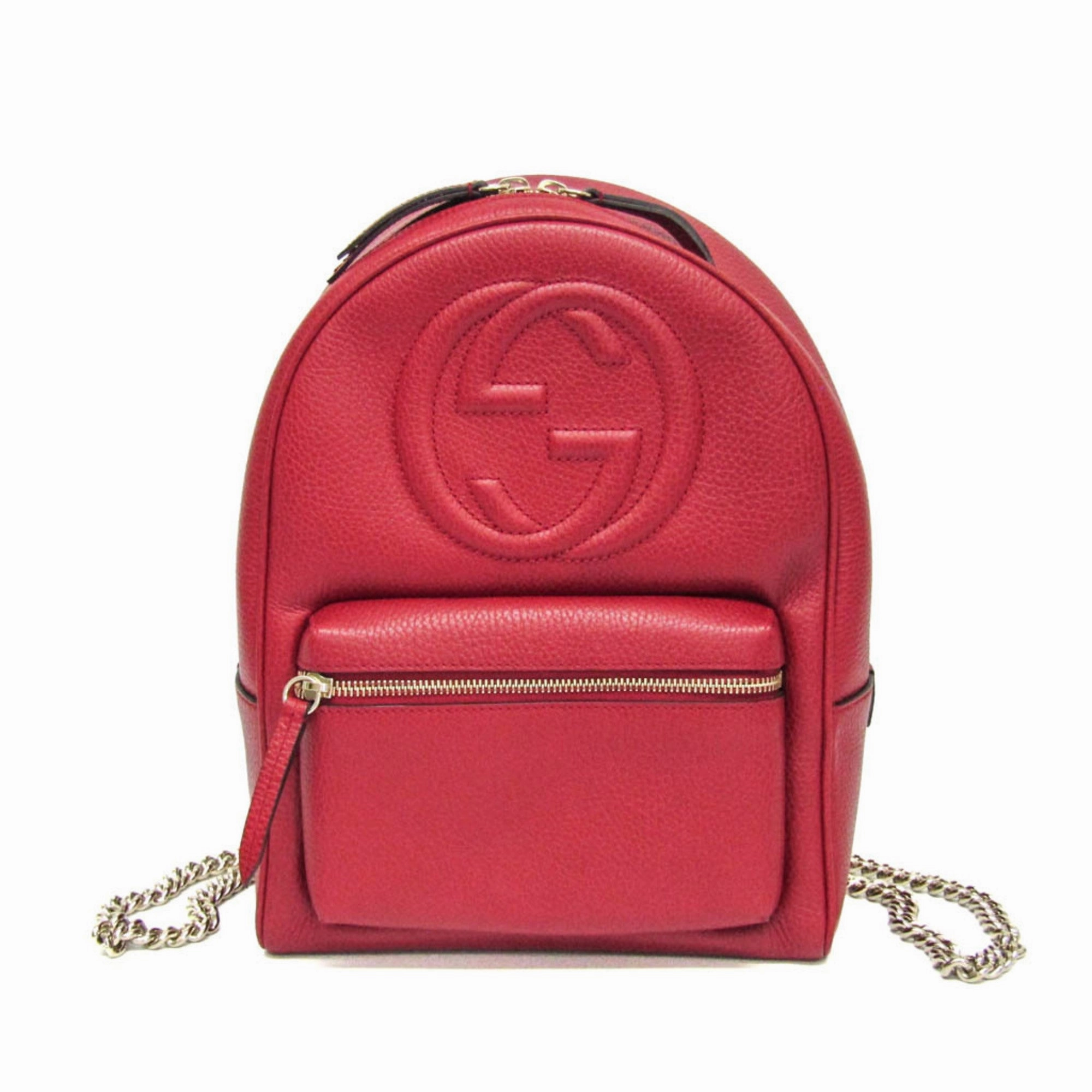Gucci Soho  Leather Backpack (Pre-Owned)
