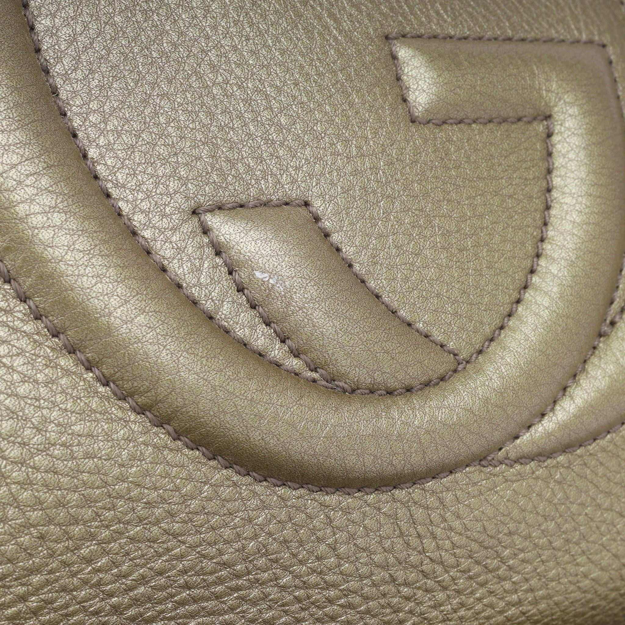 Gucci Soho Medium Chain Tote - Champagne