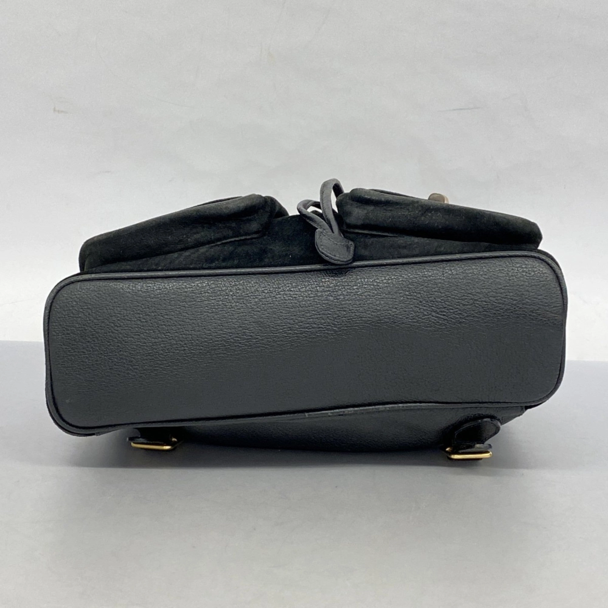 Gucci  Suede Backpack (Pre-Owned)