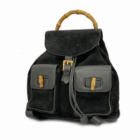 Gucci  Suede Backpack (Pre-Owned)
