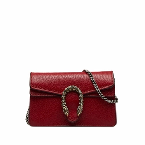 Gucci Super Mini Dionysus Leather Crossbody Bag (SHG-xS40Qy)