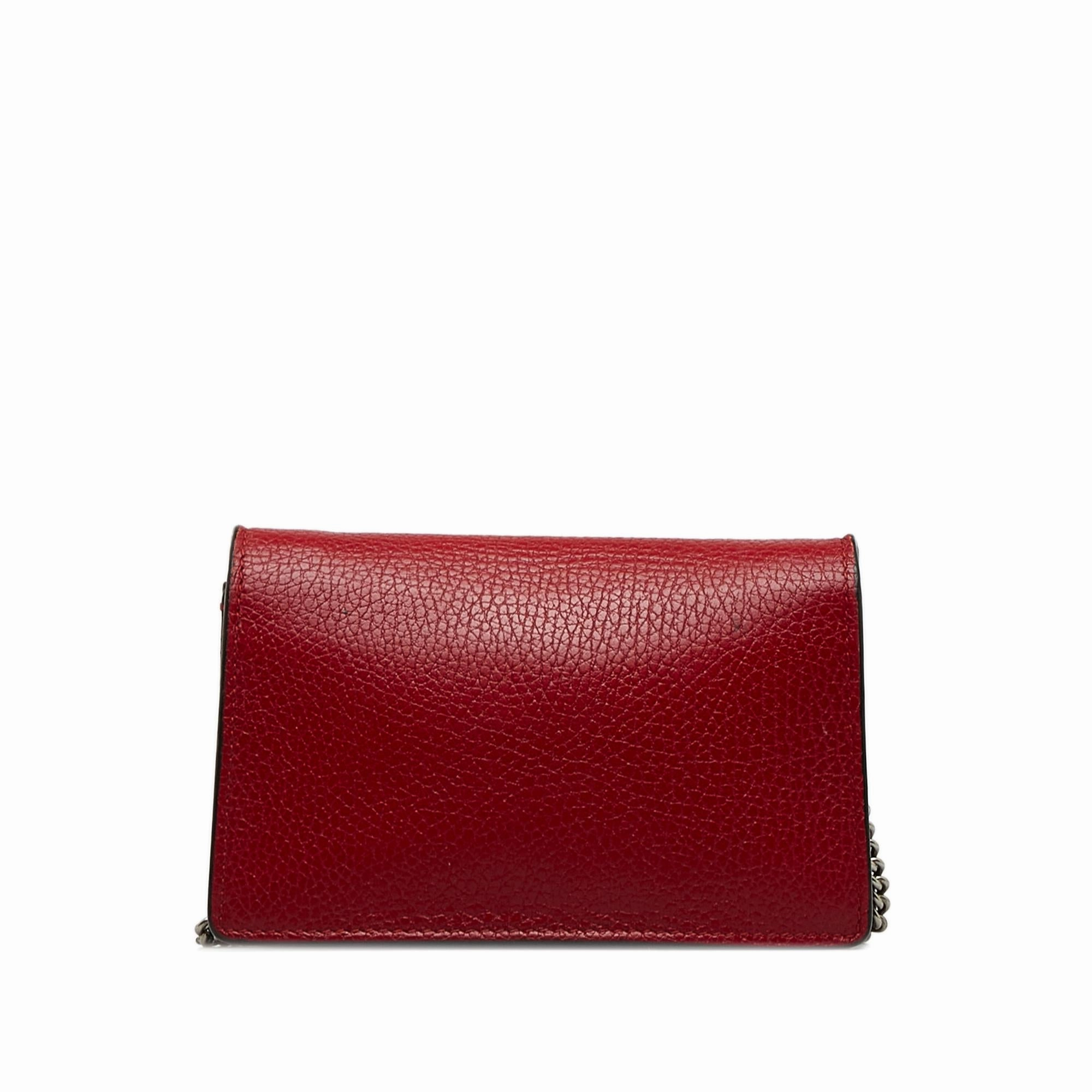 Gucci Super Mini Dionysus Leather Crossbody Bag (SHG-xS40Qy)