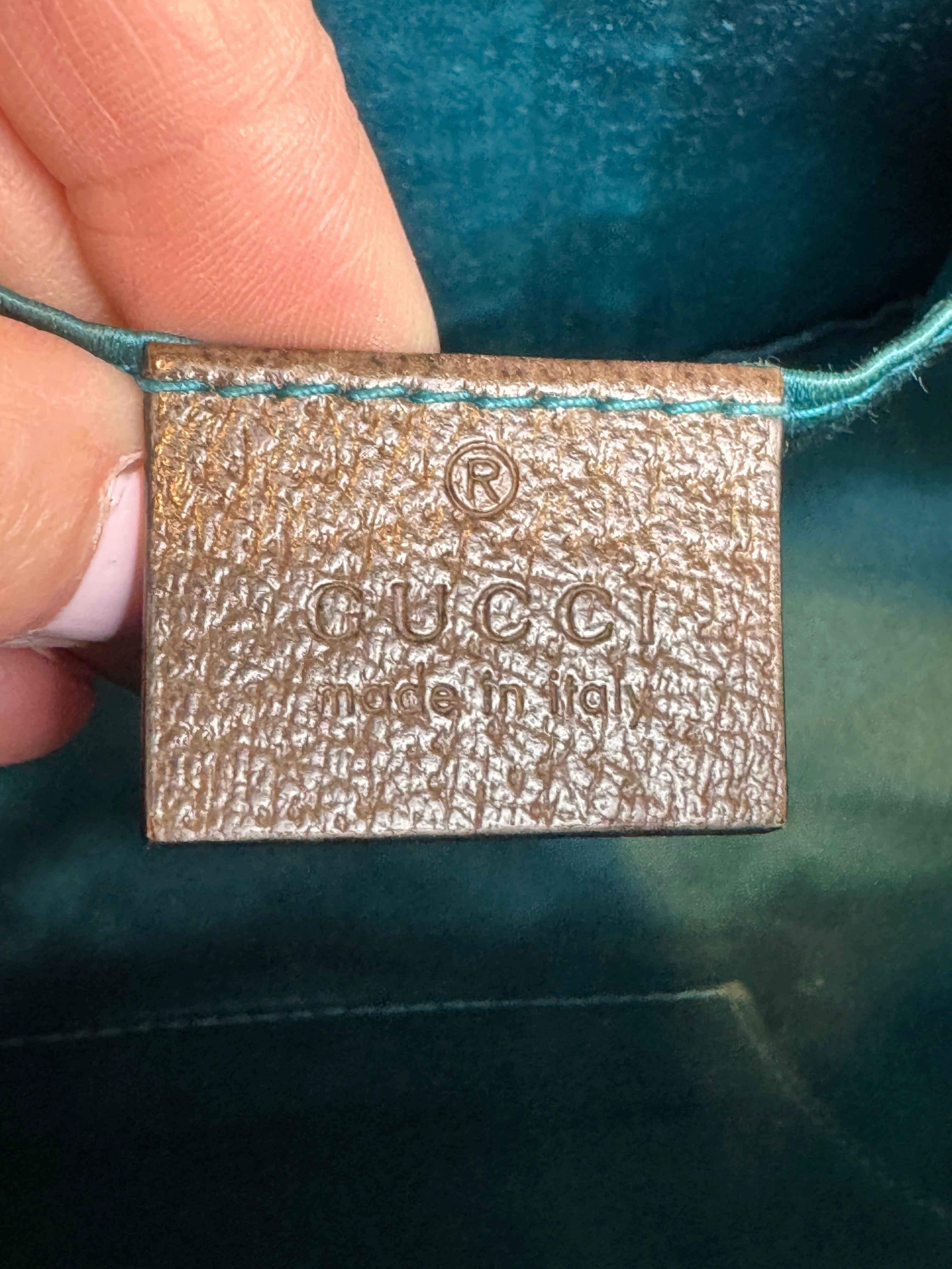 GUCCI Supreme Ophidia Round Top Crossbody Bag