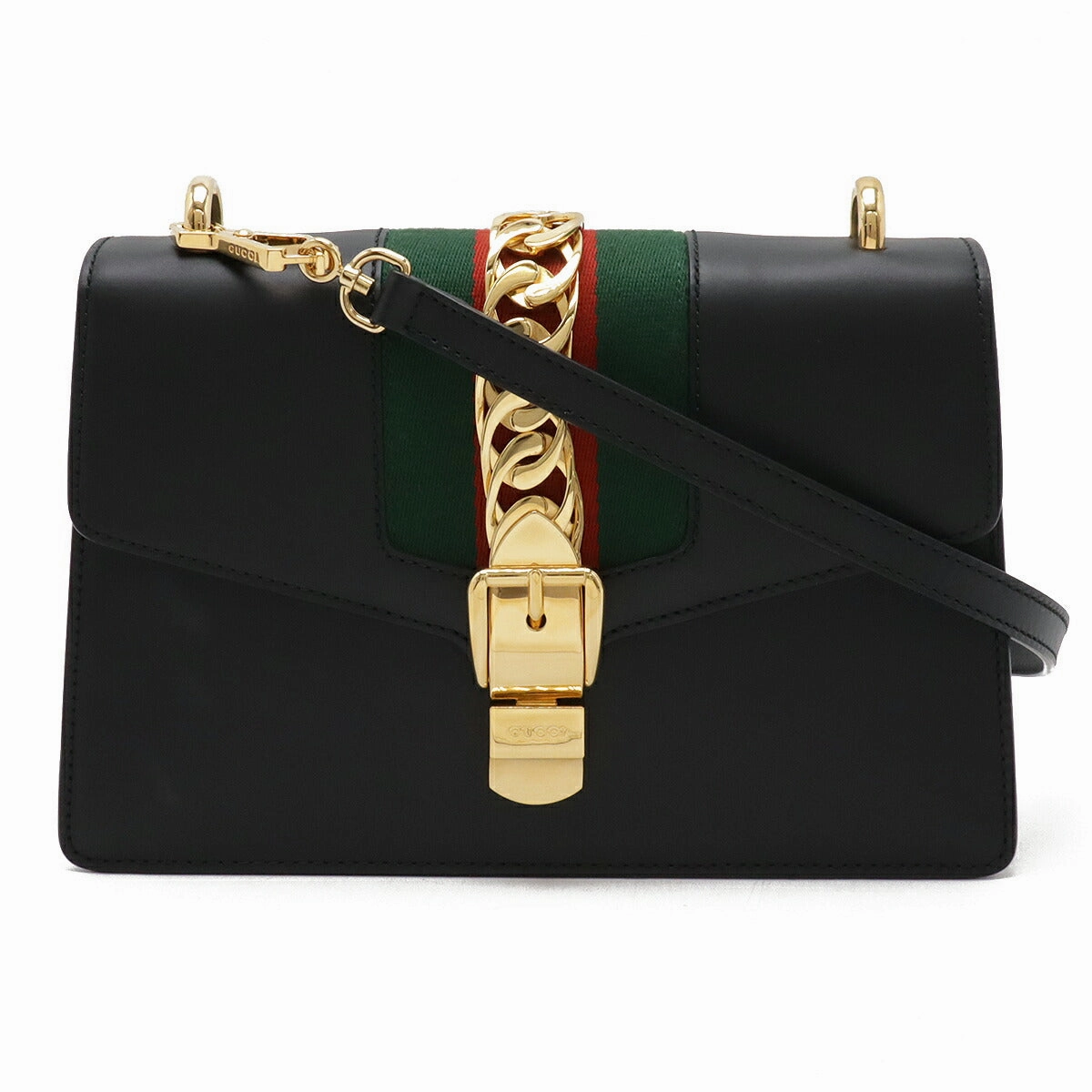 Gucci Sylvie Leather Ribbon Shoulder Bag