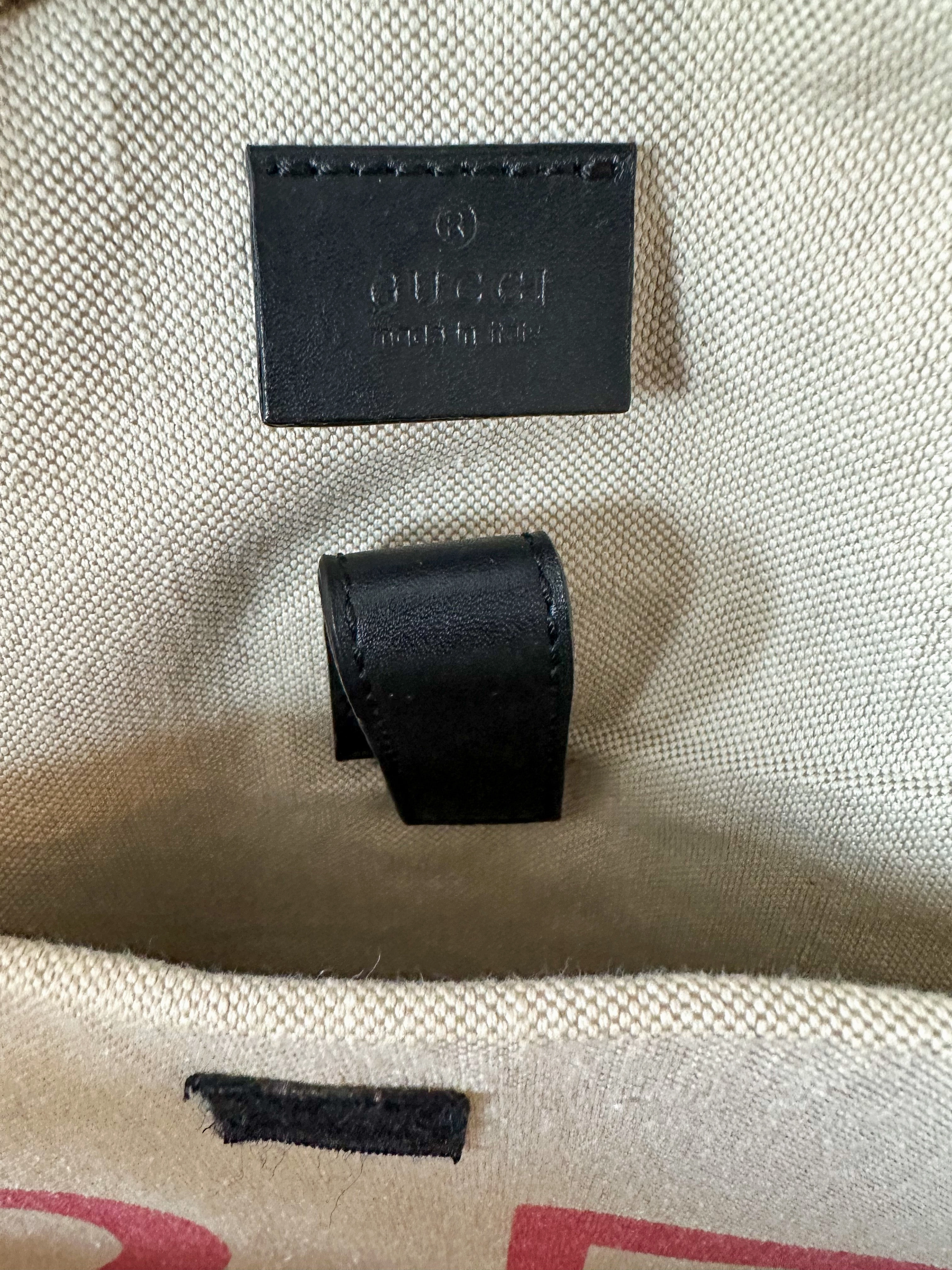 Gucci Tan GG Monogram Tiger backpack
