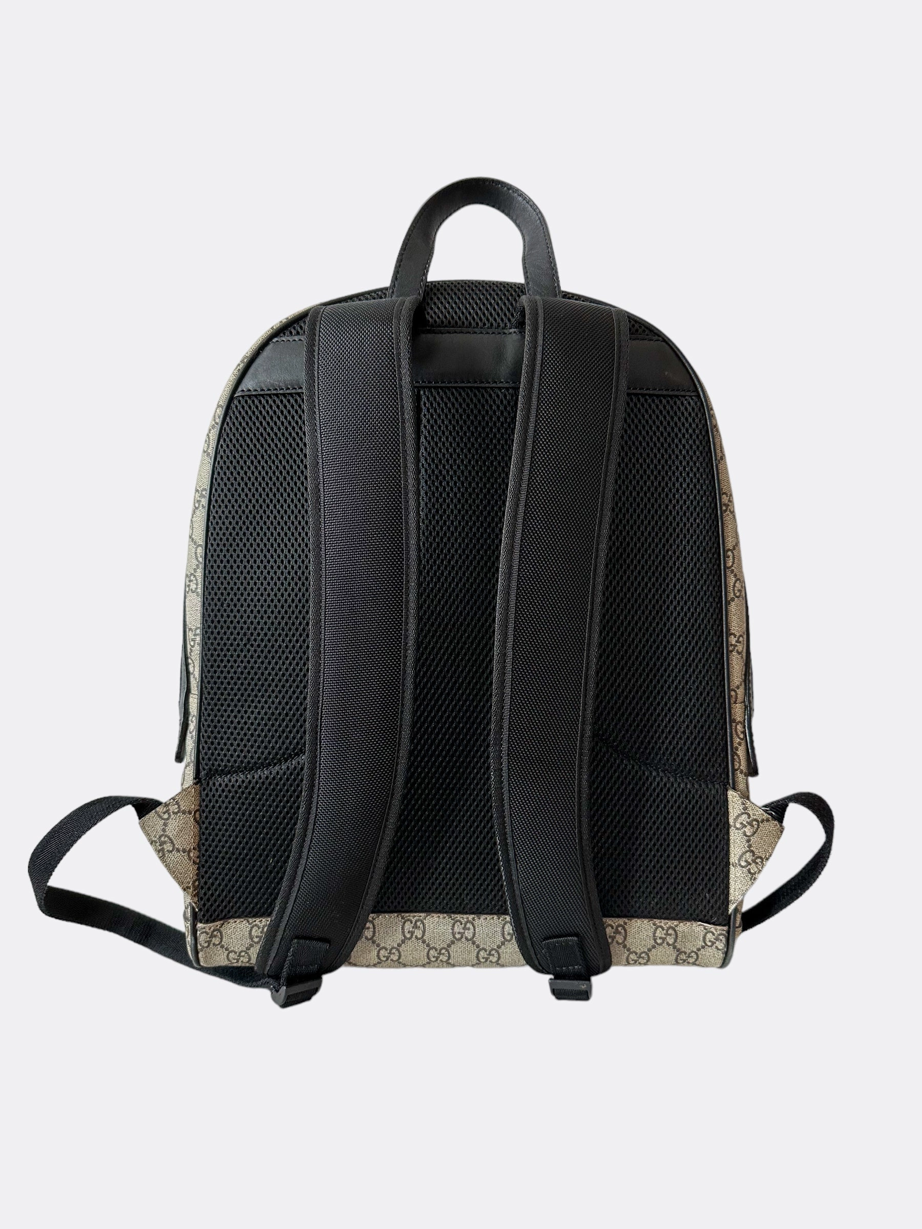 Gucci Tan GG Monogram Tiger backpack