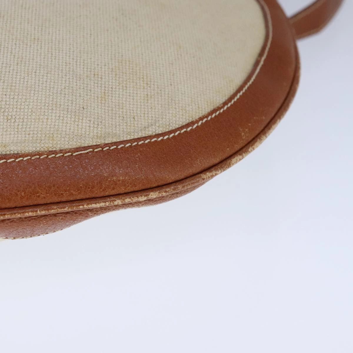 Gucci Vintage Beige Canvas Shoulder Bag ()