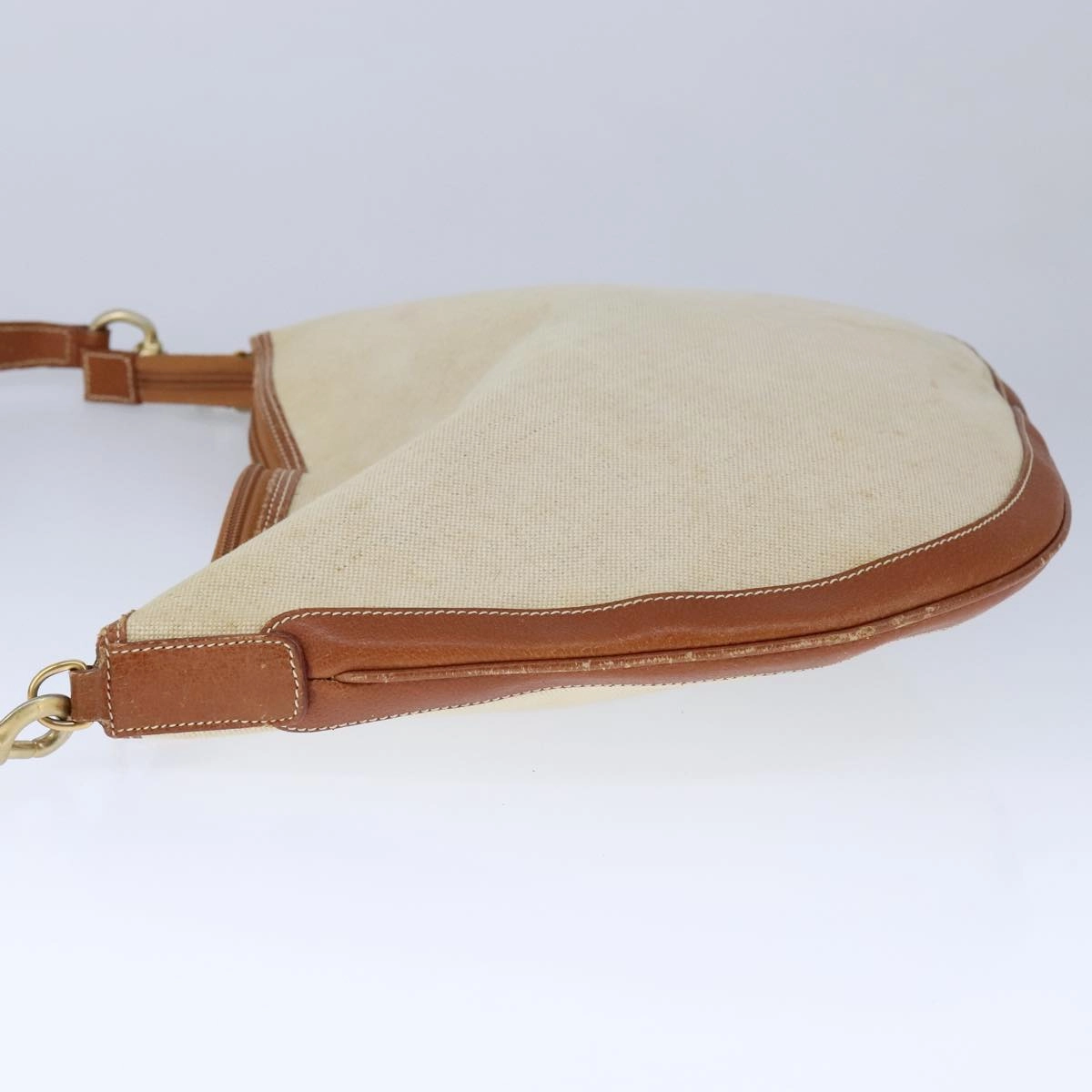 Gucci Vintage Beige Canvas Shoulder Bag ()