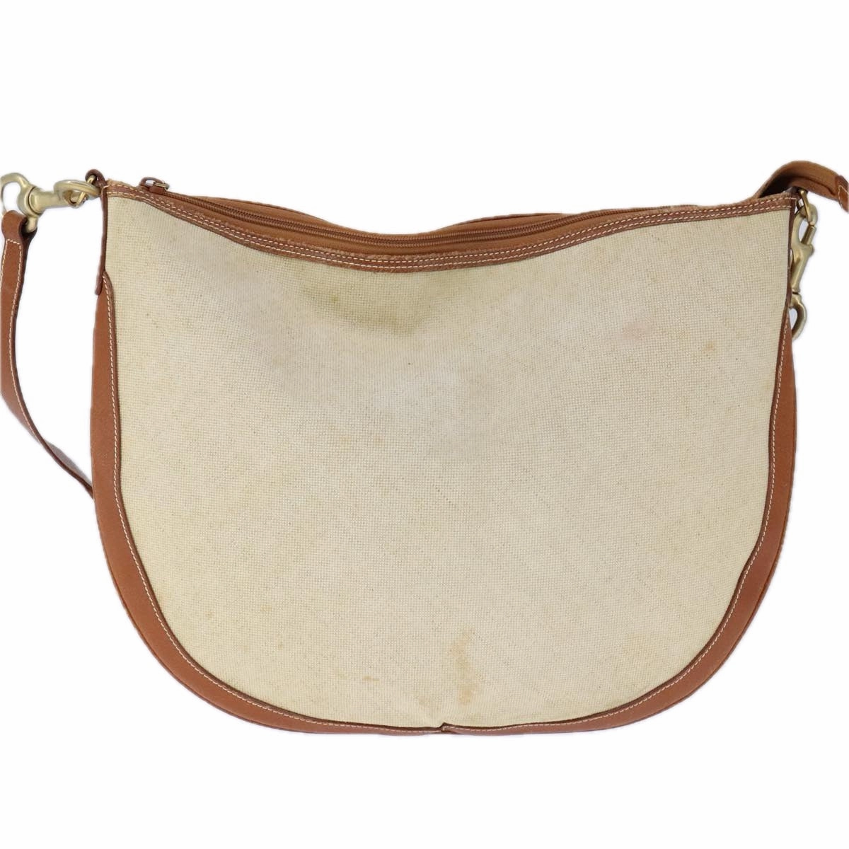 Gucci Vintage Beige Canvas Shoulder Bag ()