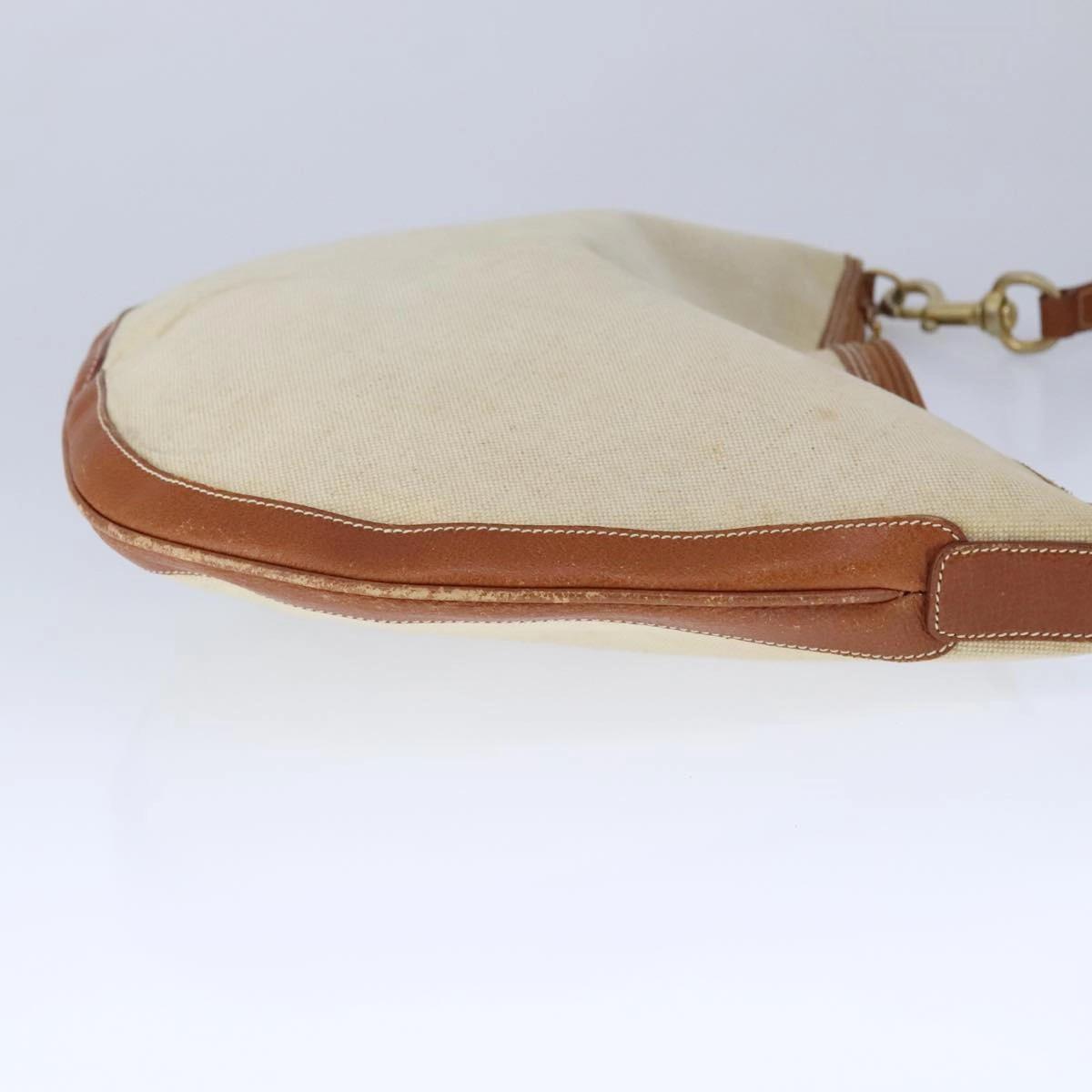 Gucci Vintage Beige Canvas Shoulder Bag ()