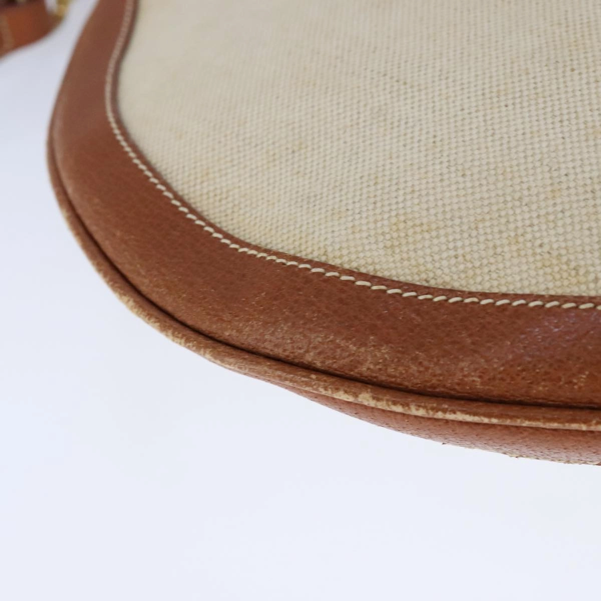 Gucci Vintage Beige Canvas Shoulder Bag ()