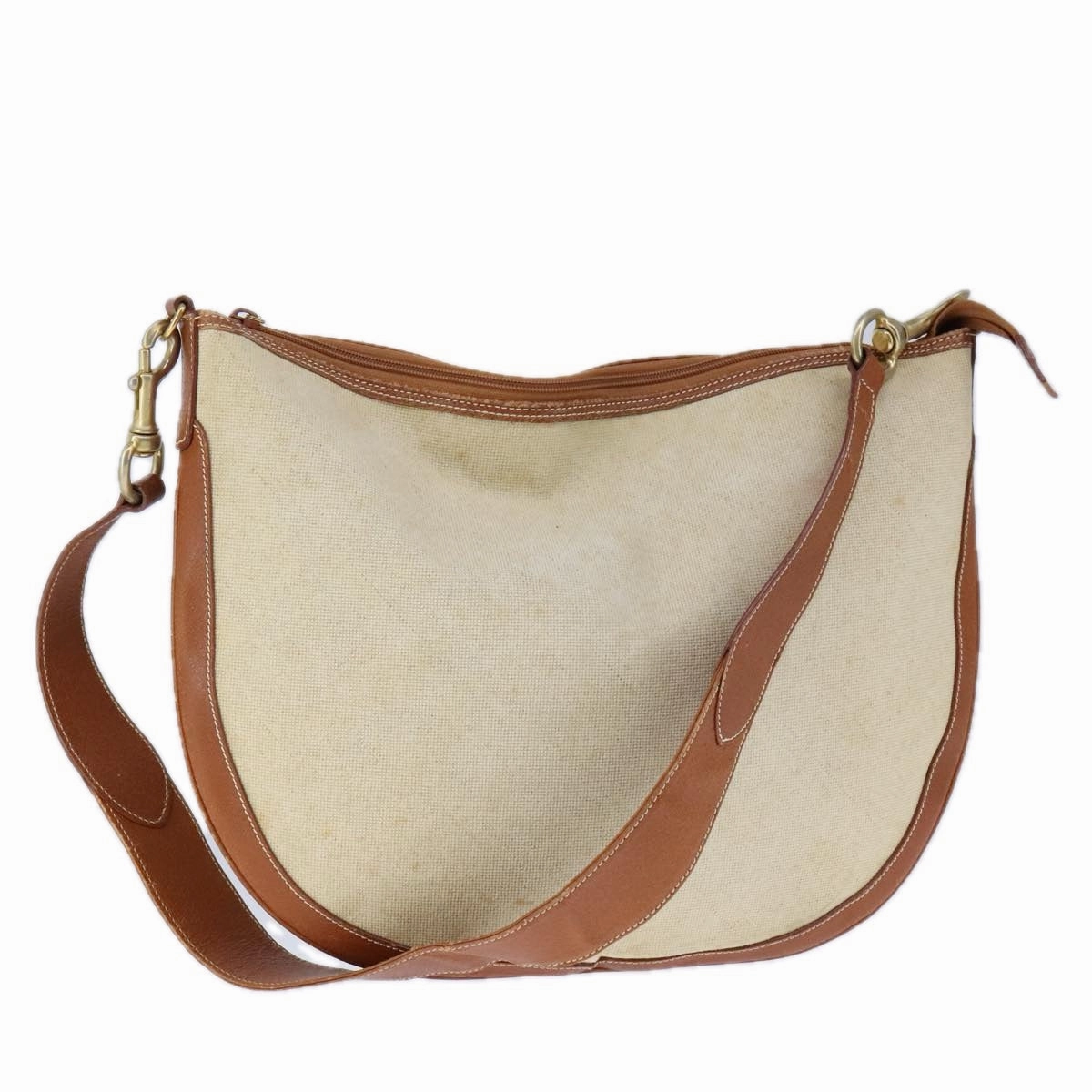 Gucci Vintage Beige Canvas Shoulder Bag ()