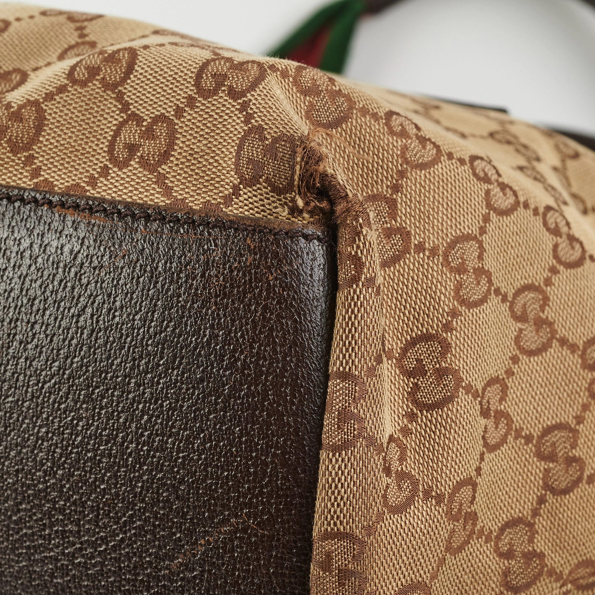 Gucci Vintage Canvas Tote