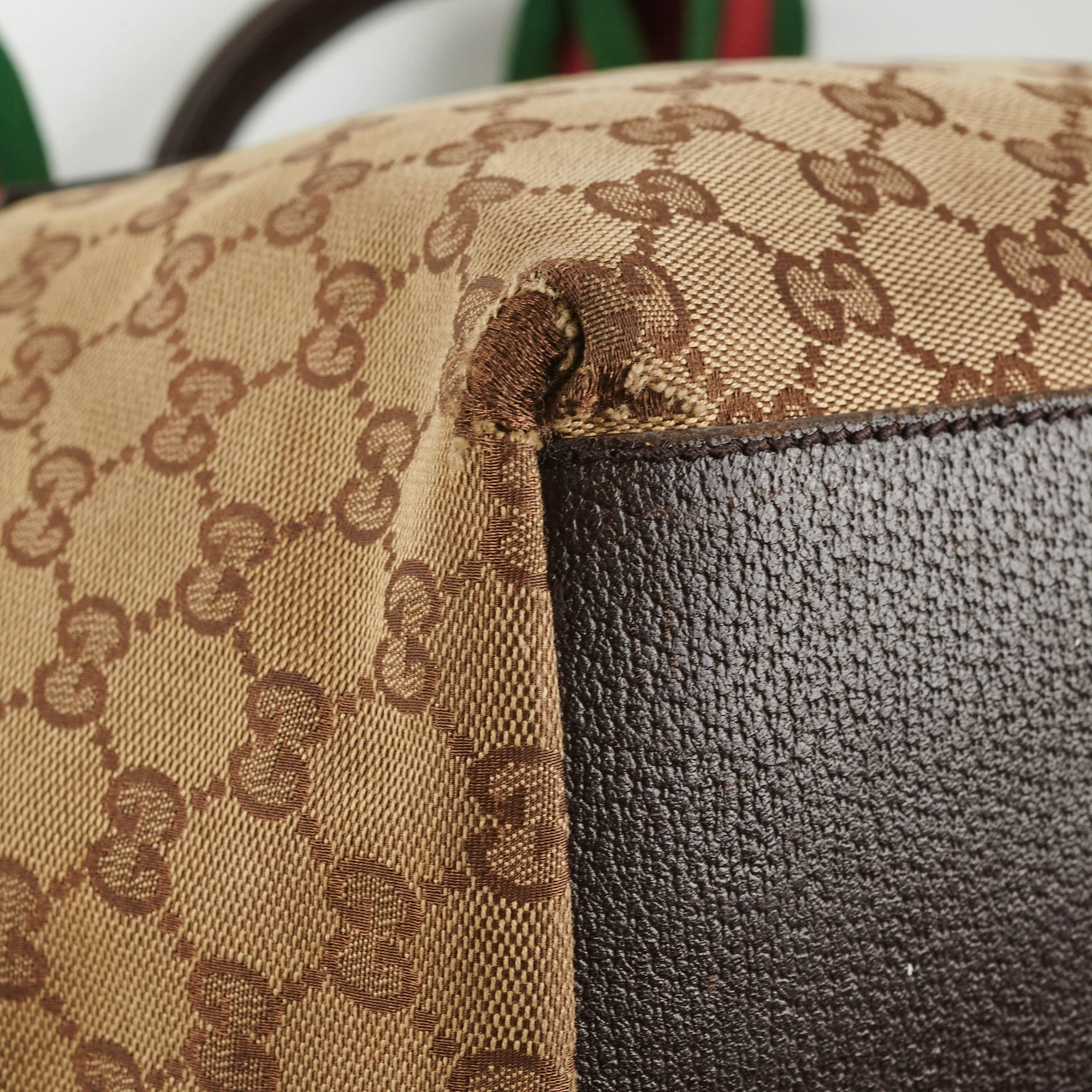 Gucci Vintage Canvas Tote
