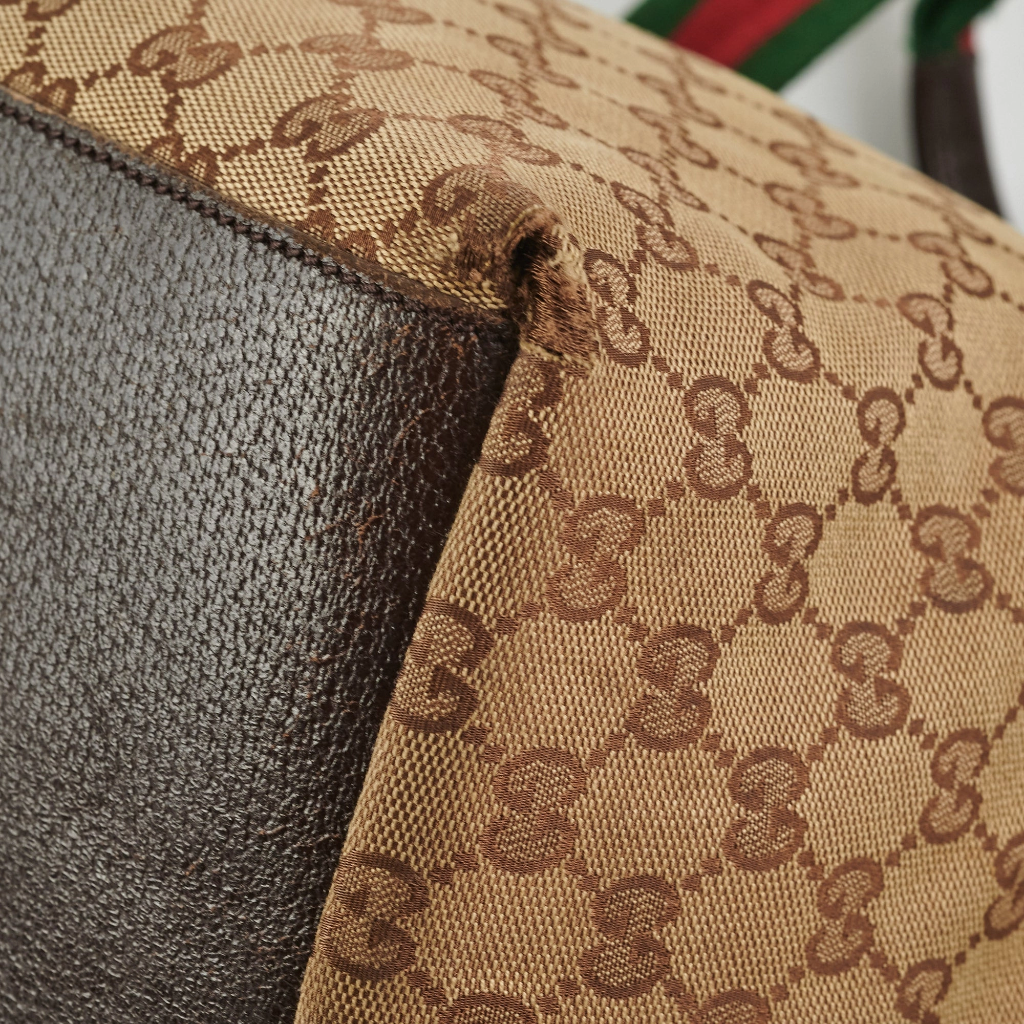 Gucci Vintage Canvas Tote