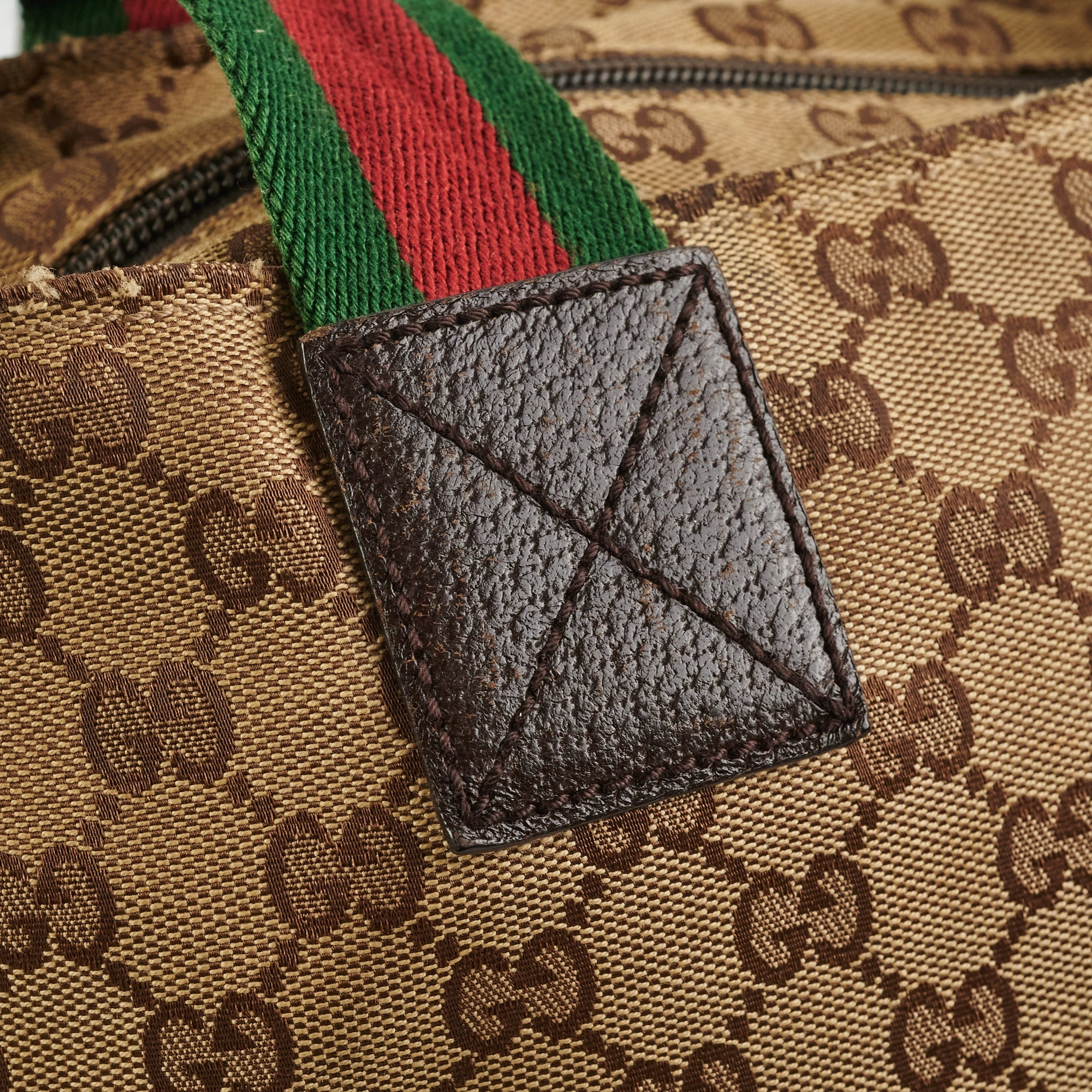 Gucci Vintage Canvas Tote