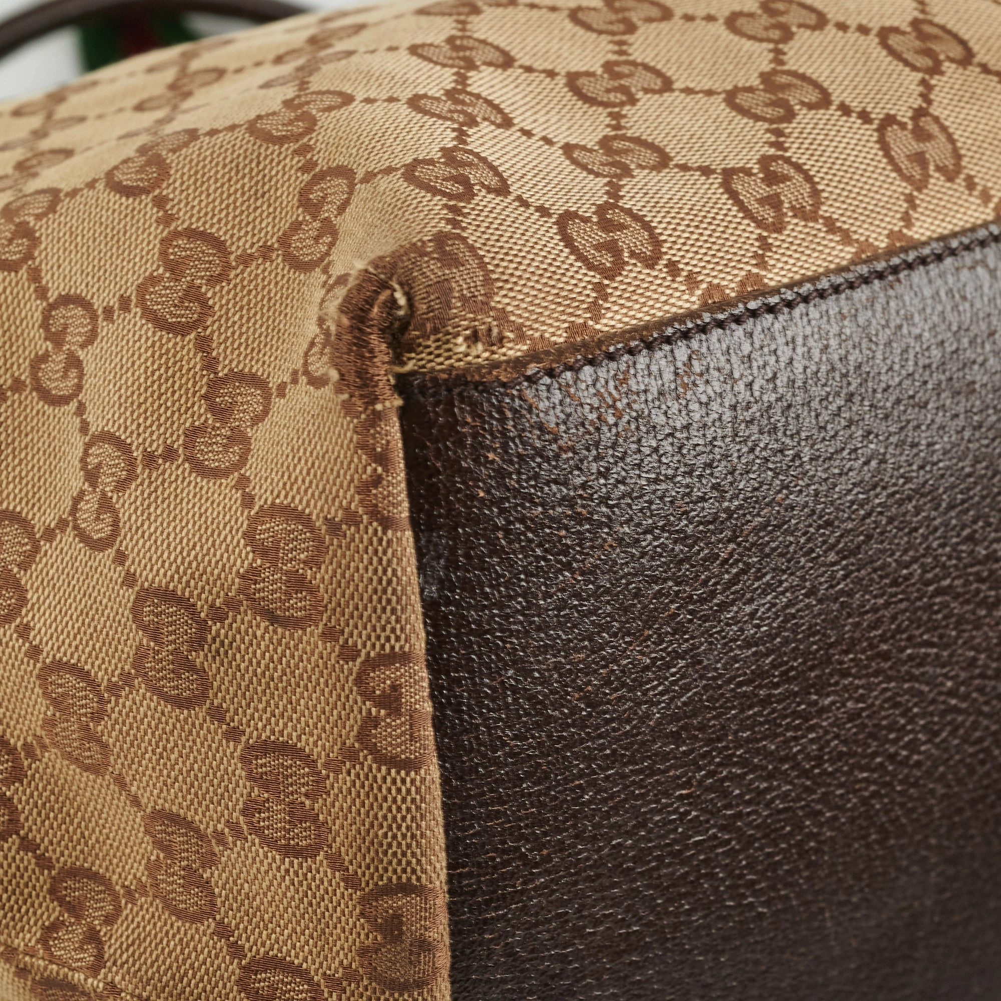 Gucci Vintage Canvas Tote