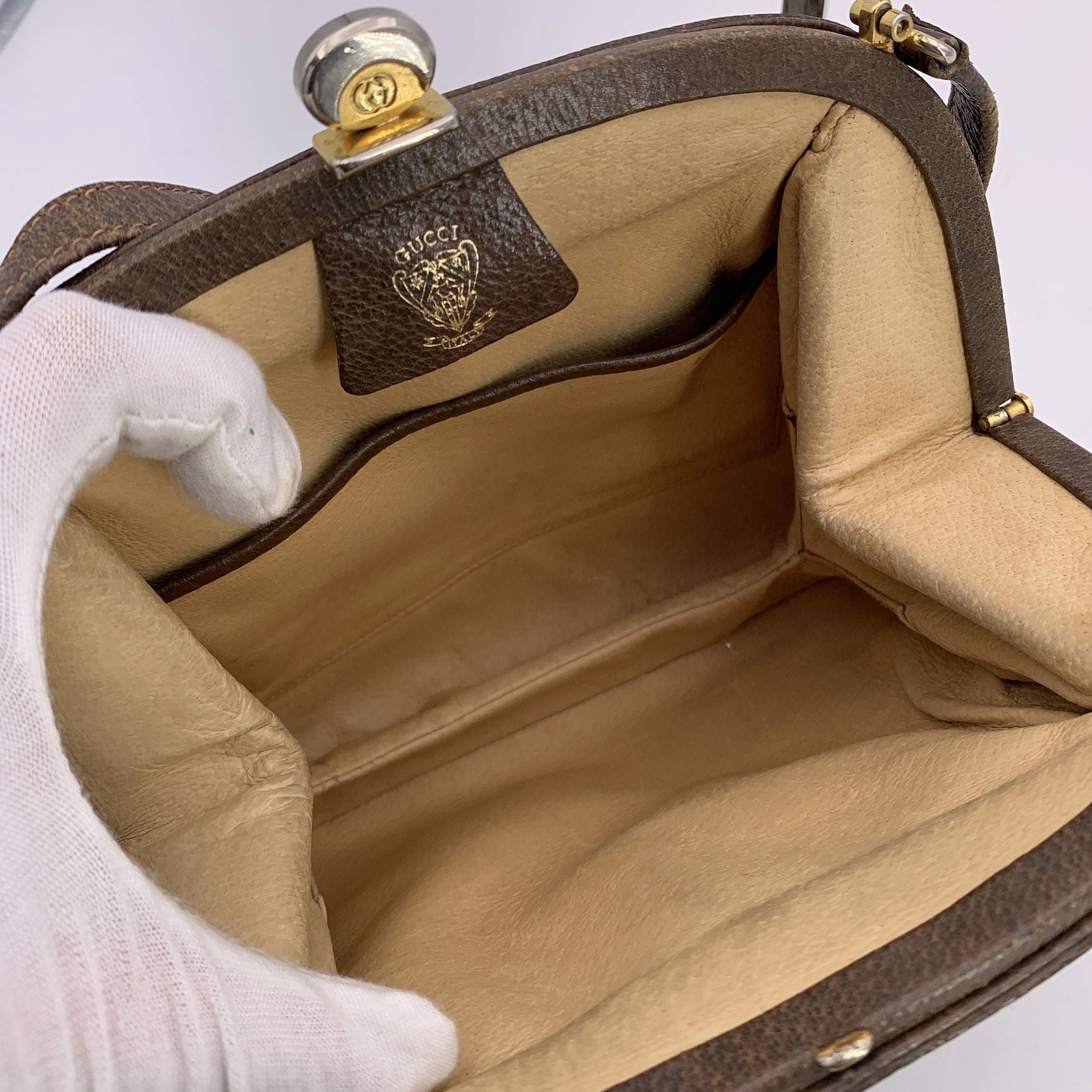 Gucci Vintage Cloth Crossbody Bag Ophidia