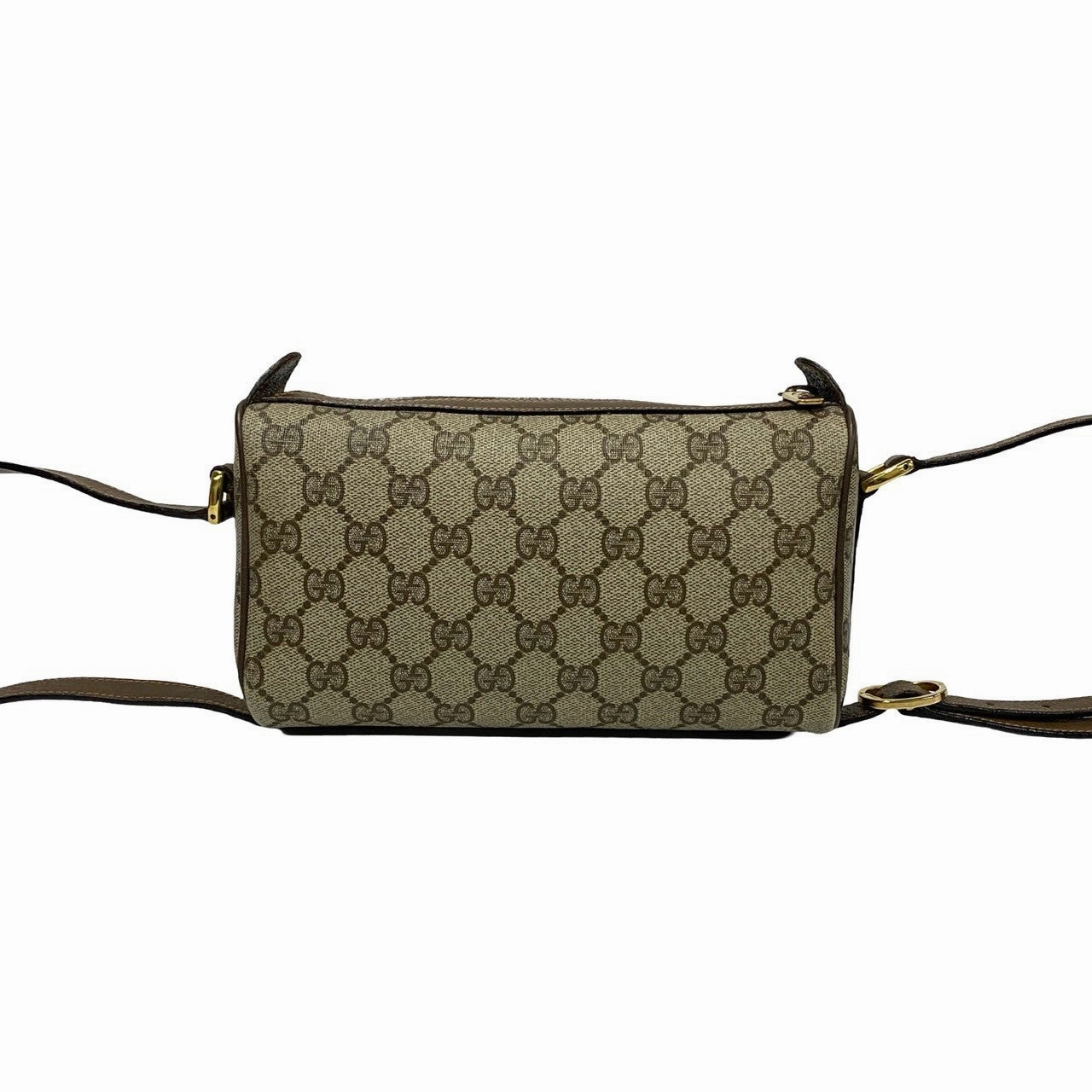 Gucci Vintage Leather Shoulder Bag Brown