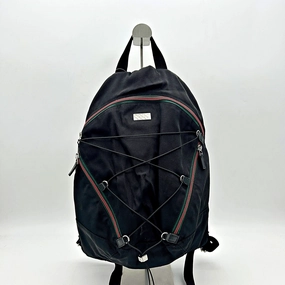 Gucci Web Backpack - Black Backpacks, Handbags gu5554cc