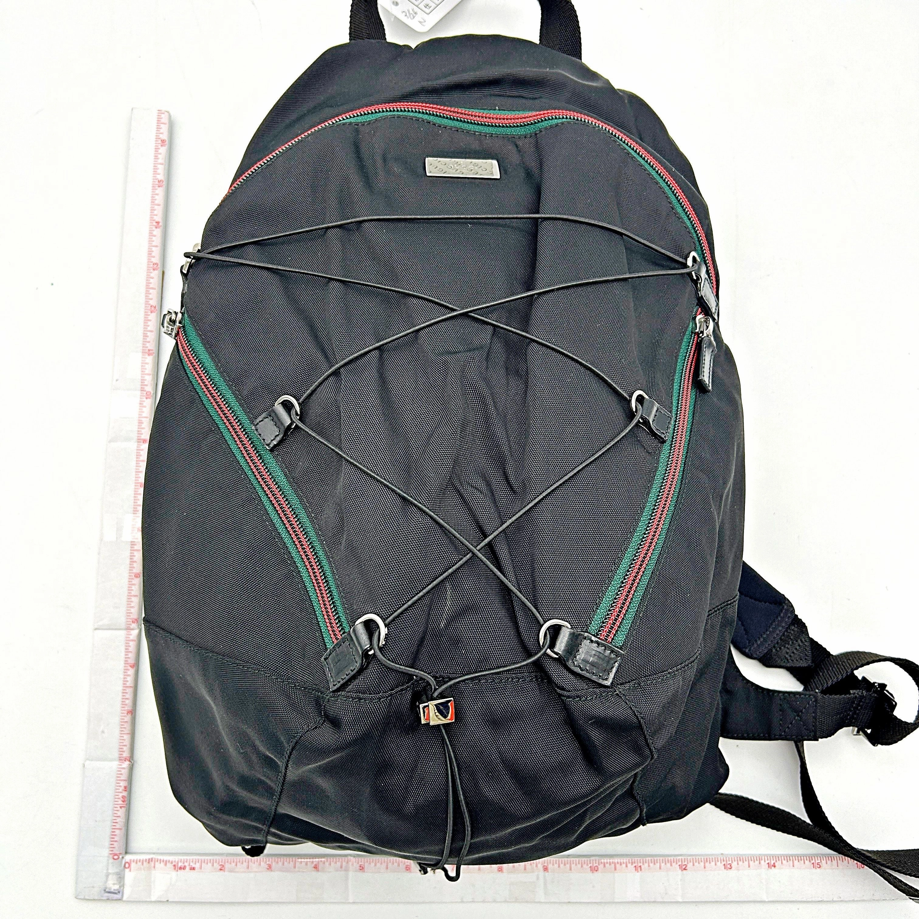 Gucci Web Backpack - Black Backpacks, Handbags gu5554cc