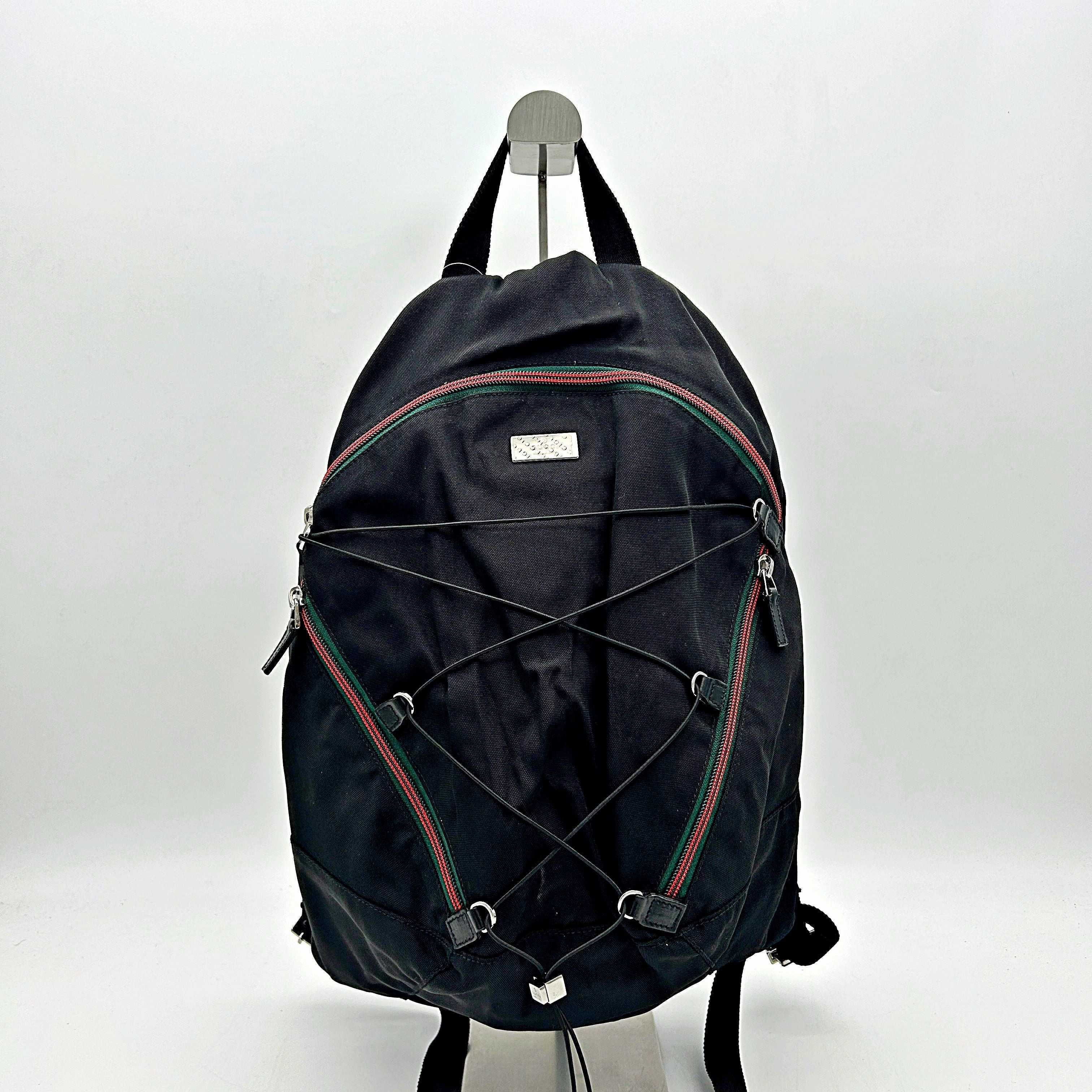 Gucci Web Backpack - Black Backpacks, Handbags gu5554cc