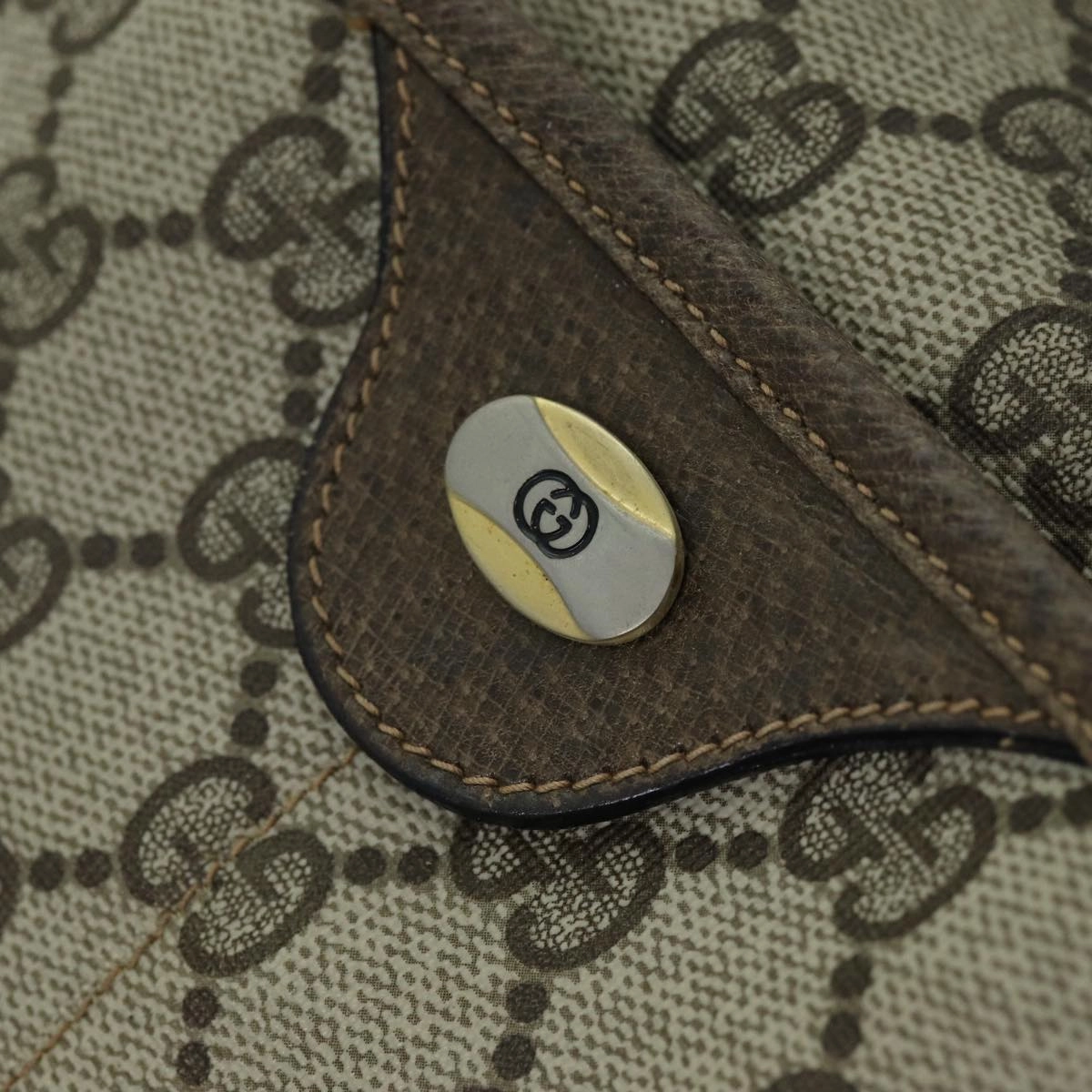 GUCCI Web Sherry Line GG Supreme Shoulder Bag Beige Red 41 02 033  ep4290