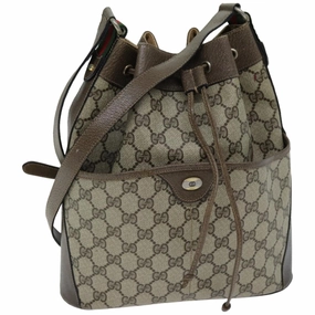 GUCCI Web Sherry Line GG Supreme Shoulder Bag Beige Red 41 02 033  ep4290